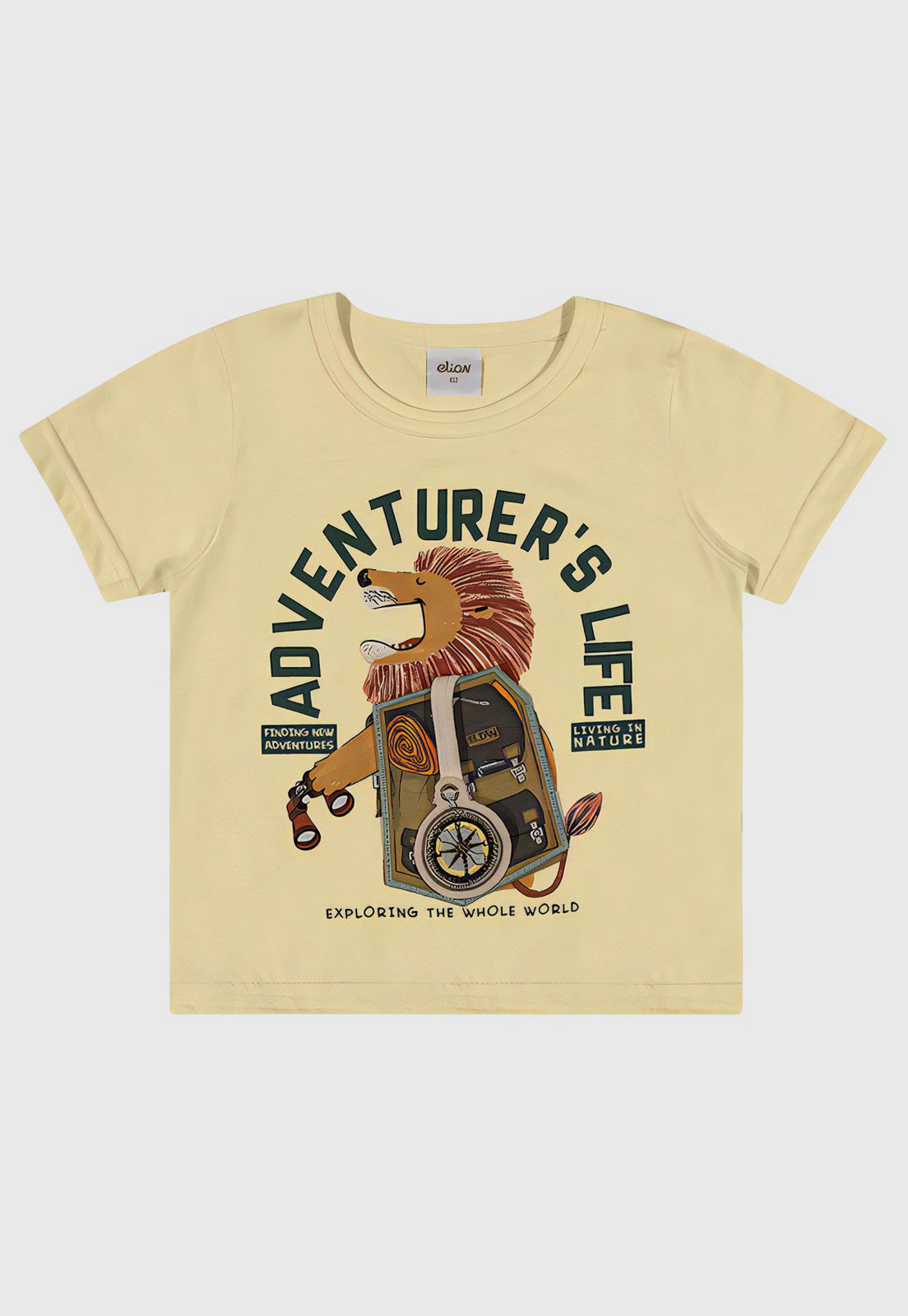 Vista 3 Infantil - Conjunto 2pçs Manga Curta Elian Camiseta E Bermuda verde Elian verde