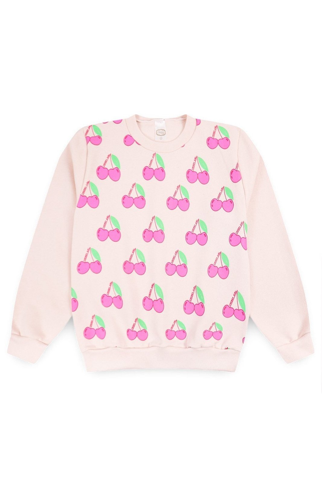 Infantil - Blusa Moletom Menina Cherries