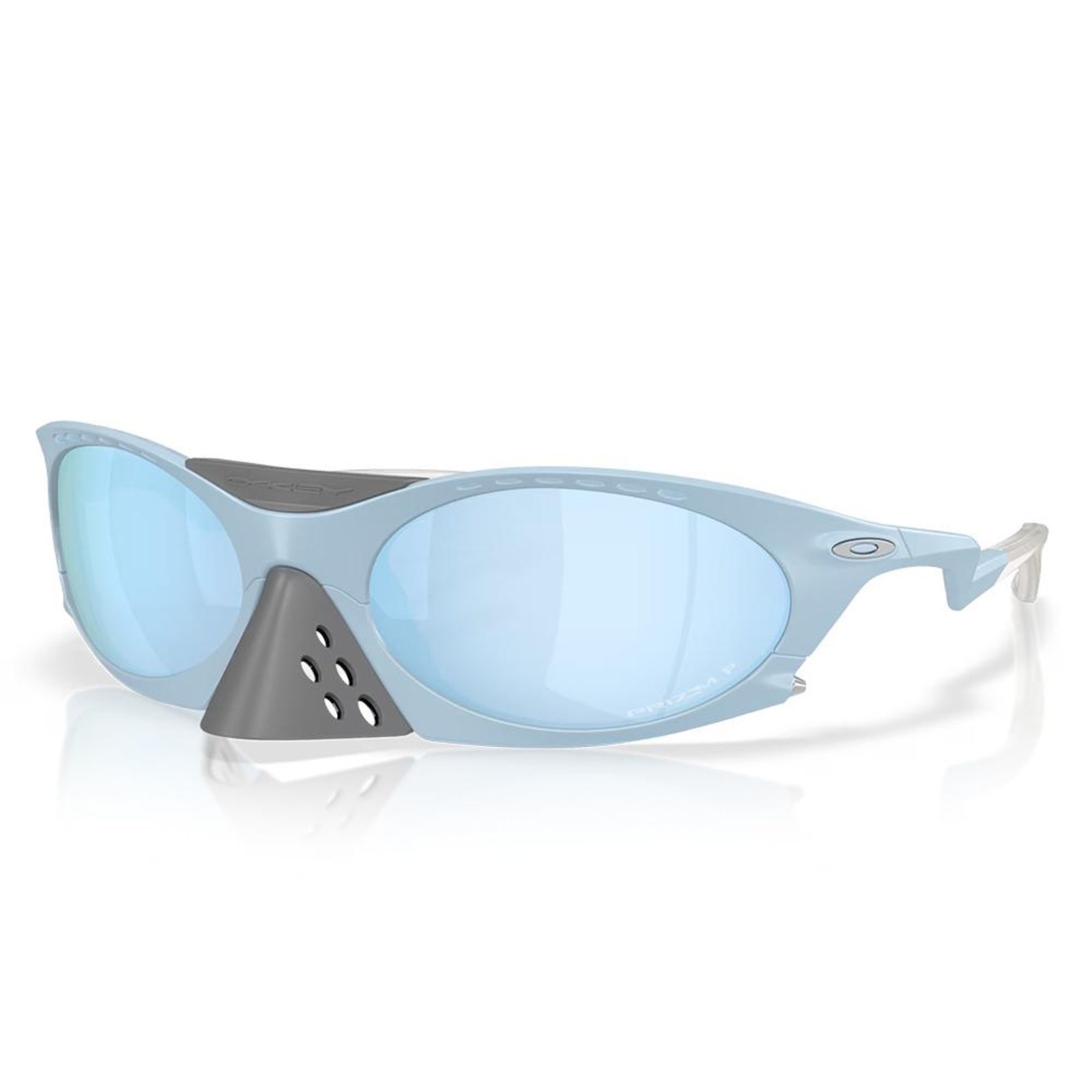 Vista 2 Óculos de Sol Oakley Plantaris Matte Stonewash 0463 azul Oakley azul