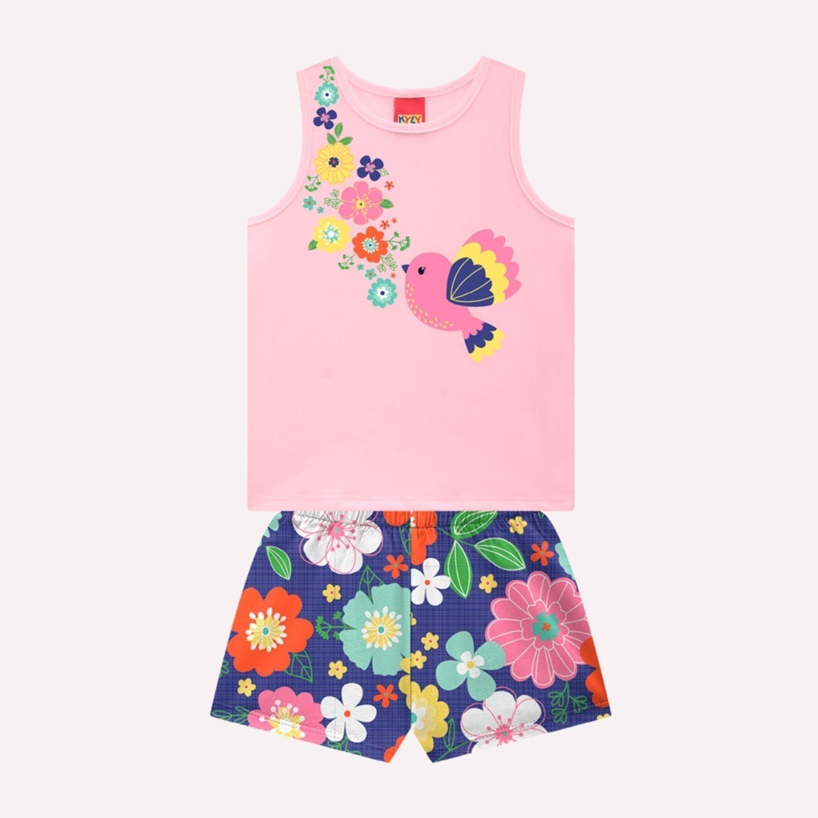 Infantil - Conjunto Menina em Algodão Kyly