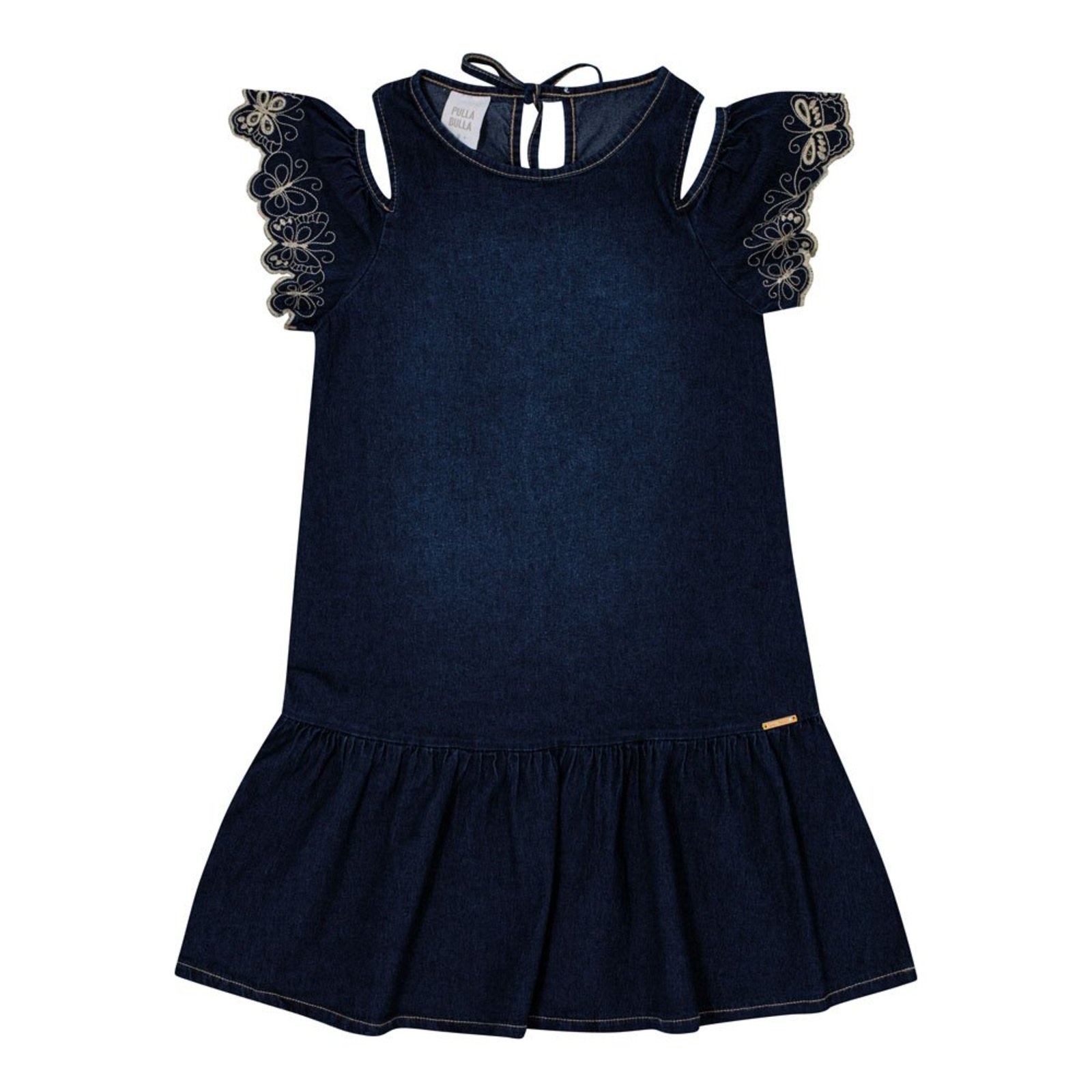 Infantil - Vestido Menina - Indigo Escuro - 50722-1113 Azul