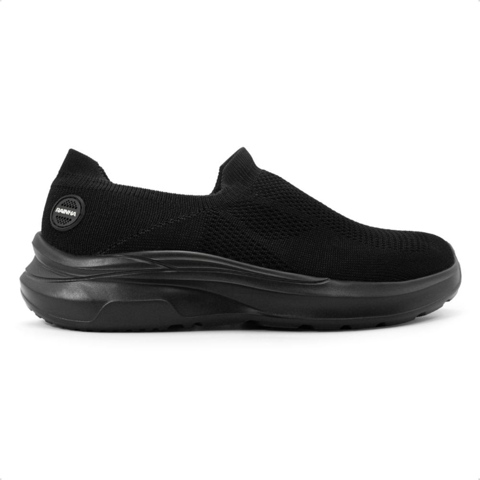 Tênis Rainha Slip On Masculino Relax Preto