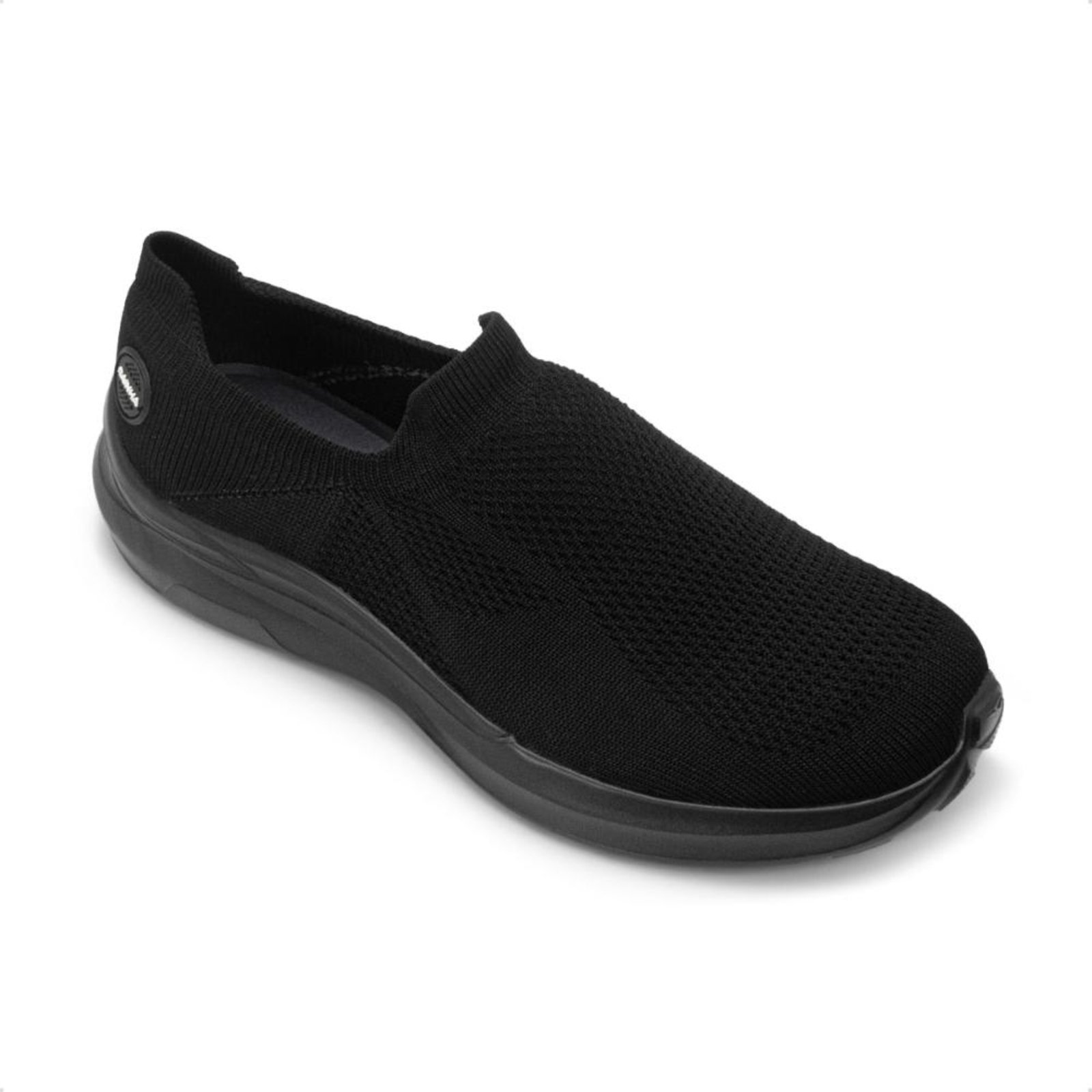 Vista 3 Tênis Rainha Slip On Masculino Relax preto Rainha preto