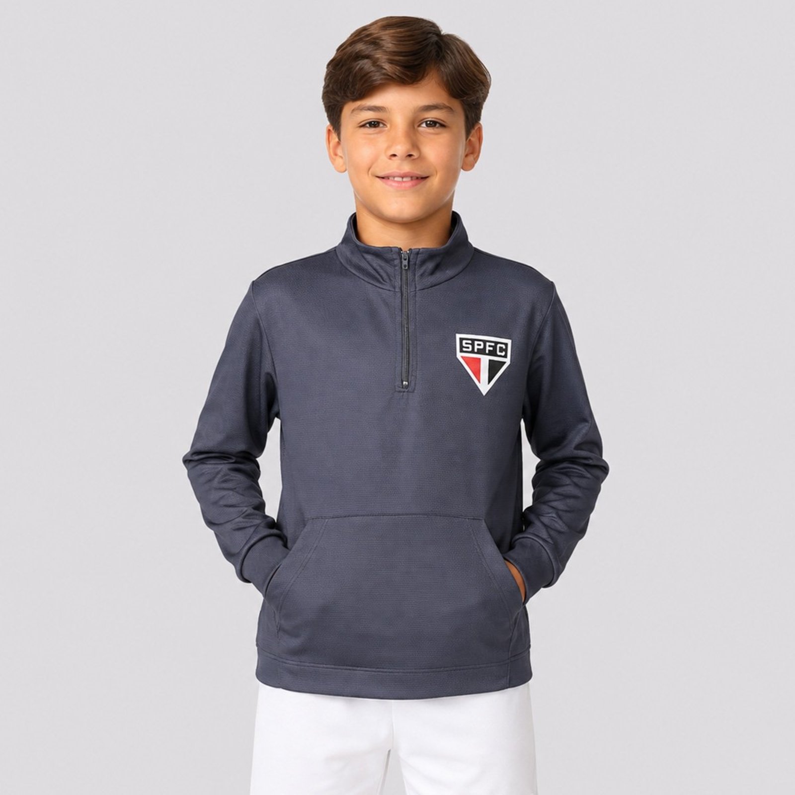 Blusão São Paulo Tato Cinza