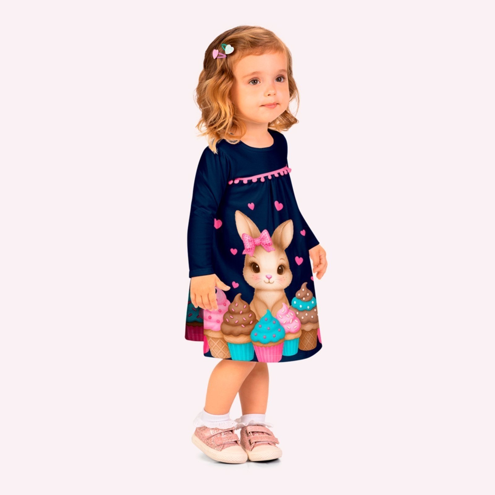Infantil - Vestido Menina Coelinha Kyly