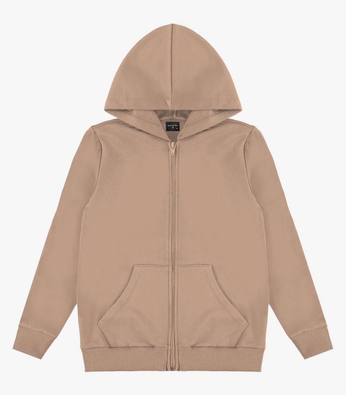 Jaqueta Masculina Moletom Peluciado Diametro Marrom