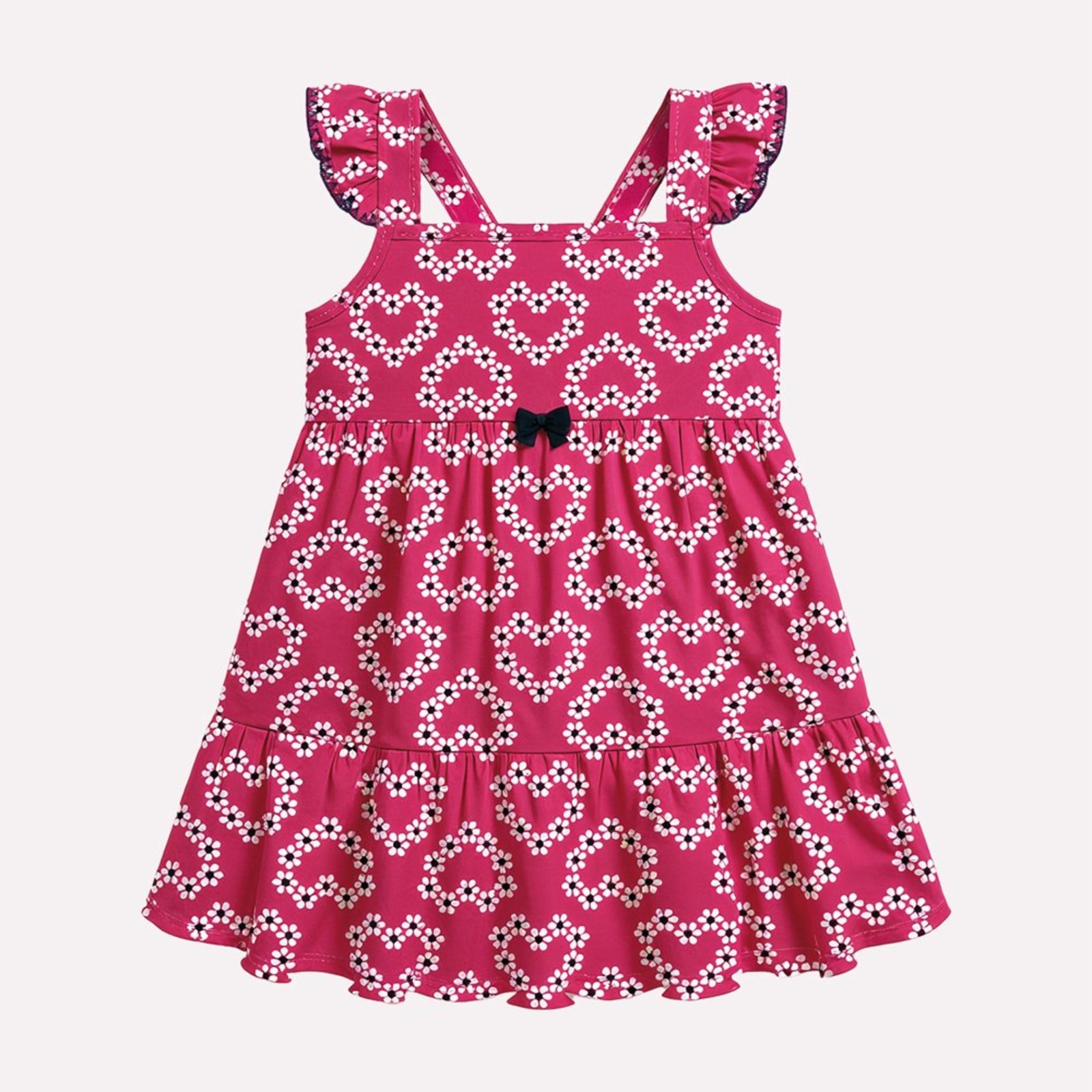 Infantil - Vestido Menina Corações Kyly