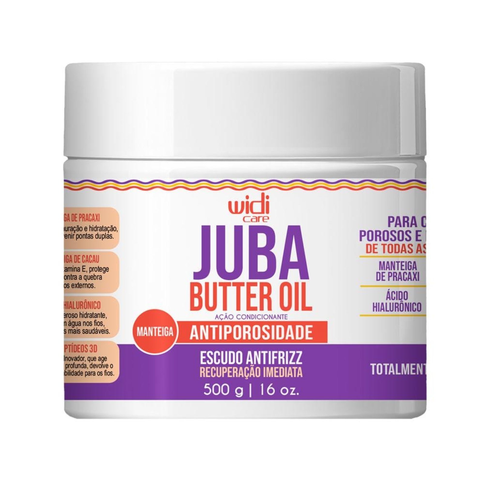 Widi Care Juba Butter Oil Mascara Antiporosidade 500G