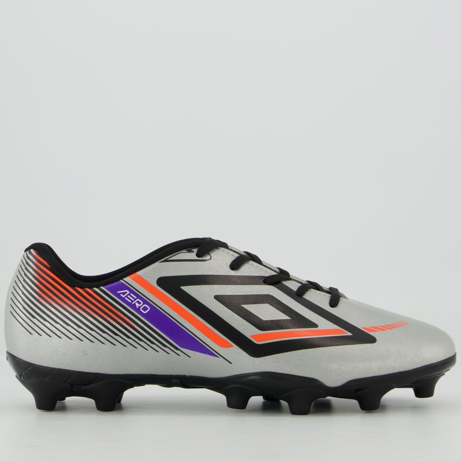 Chuteira Umbro Aerodynamic Campo Cinza