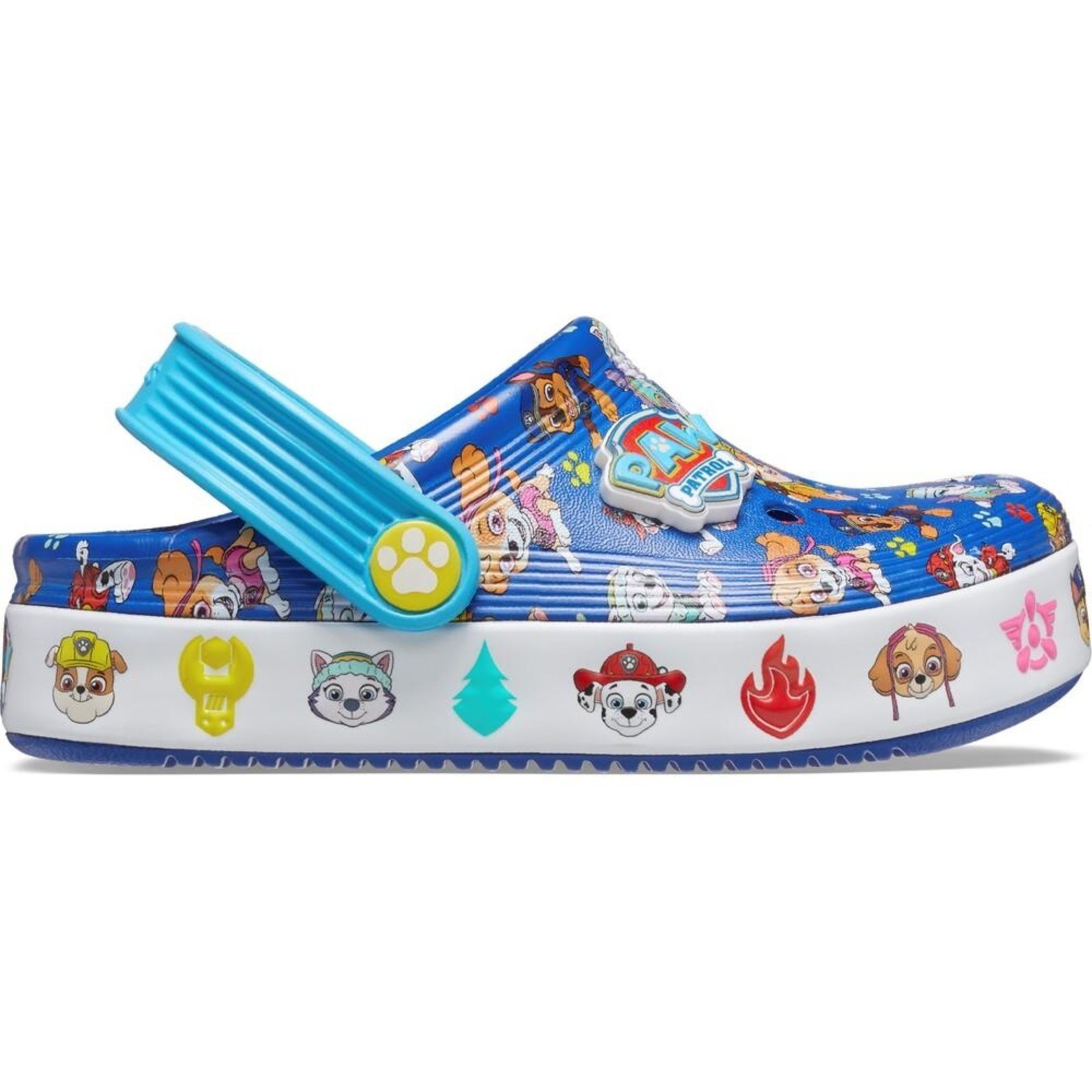 Infantil - Sandália crocs paw patrol off court clog t blue Azul