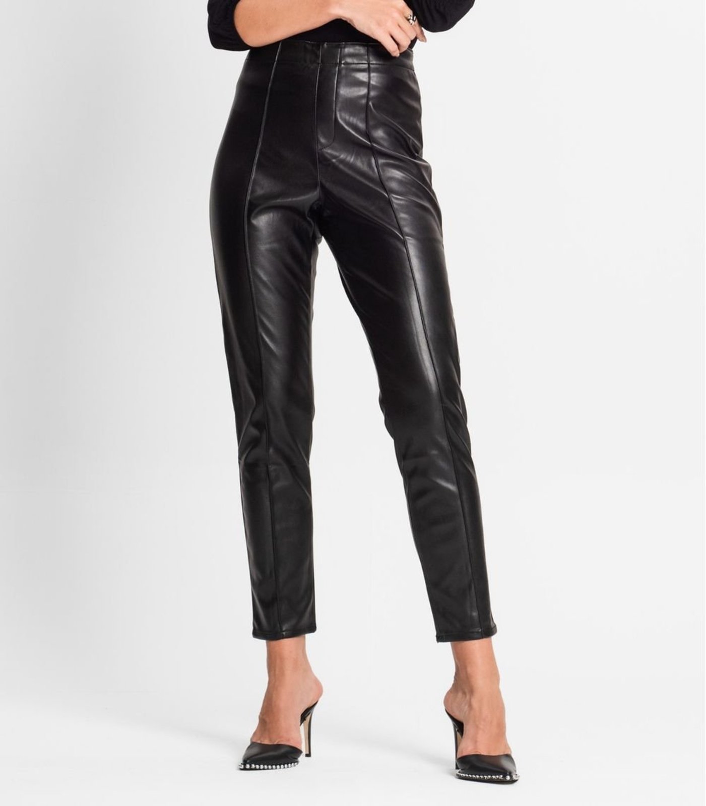 Vista 3 Calça Feminina Legging Sintética Endless preto Endless preto