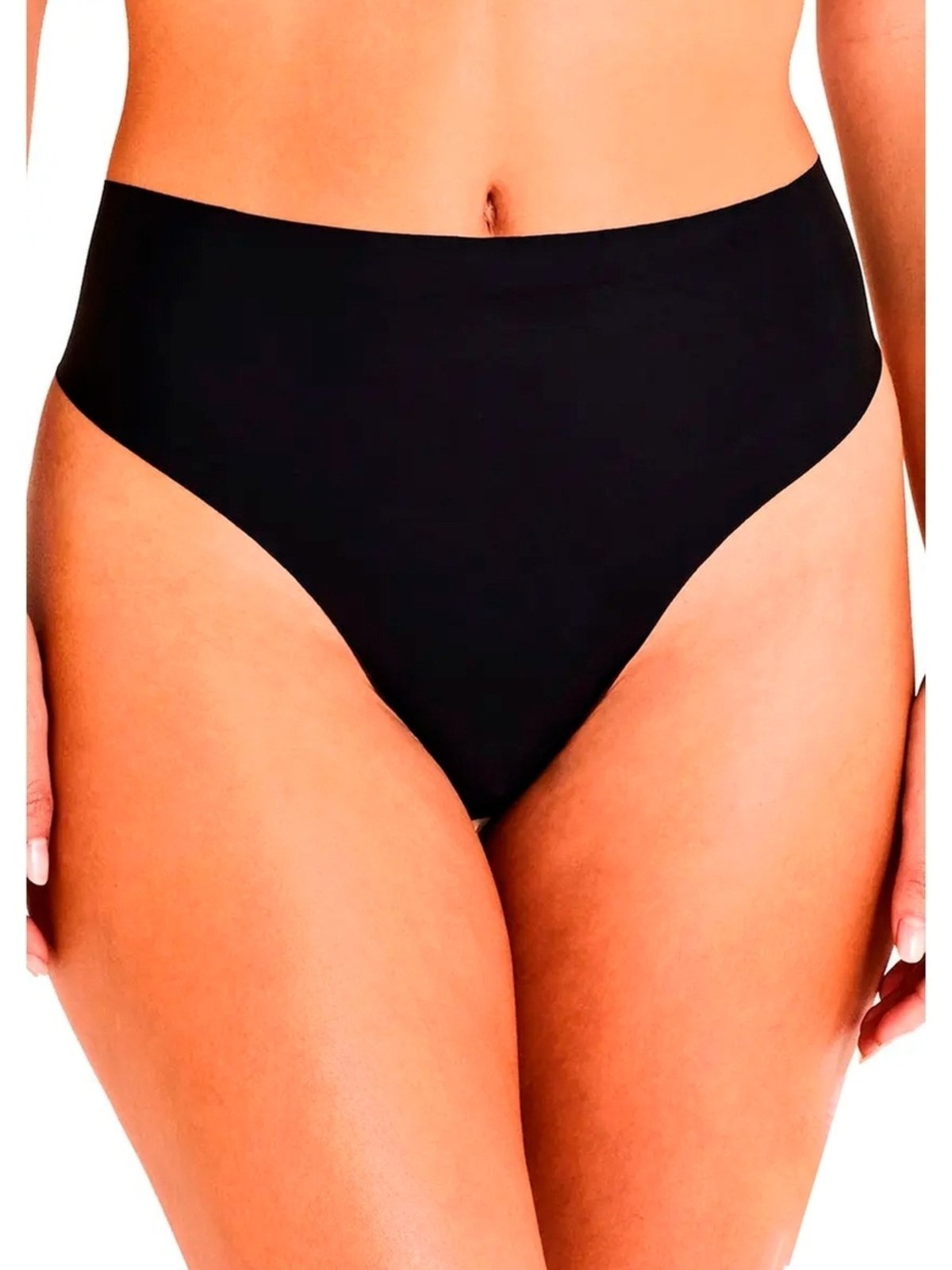 Vista 3 Kit com 2 Calcinhas Fio Dental Hot Pant Liz 50255 preto Liz preto