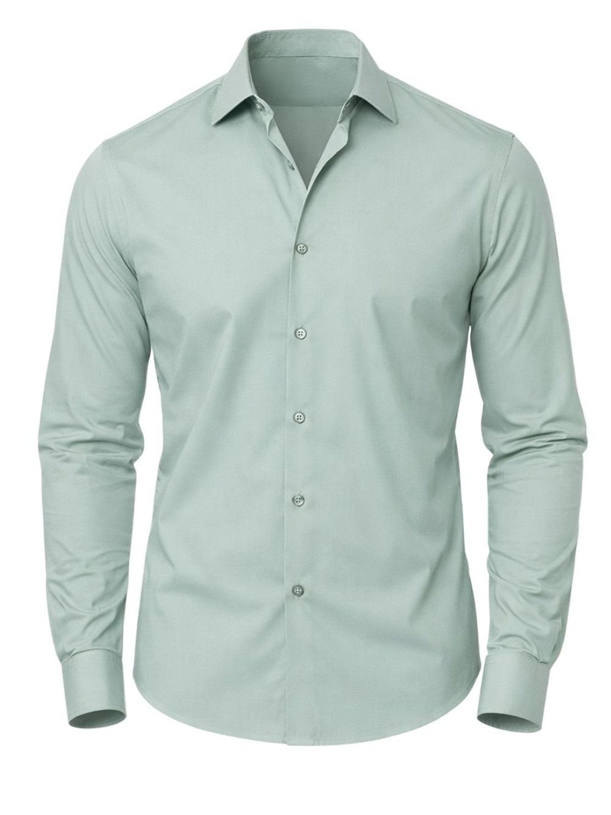 Camisa Social Masculina Casual Slim Fit com Elastano - 50701