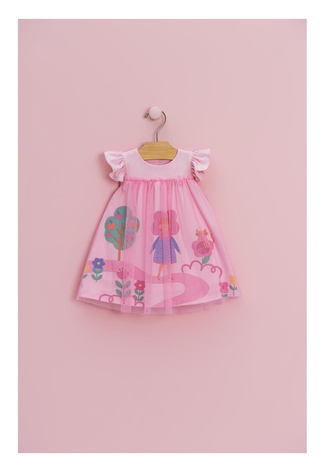 Infantil - Vestido Menina Estampado Mon Sucré G Unico