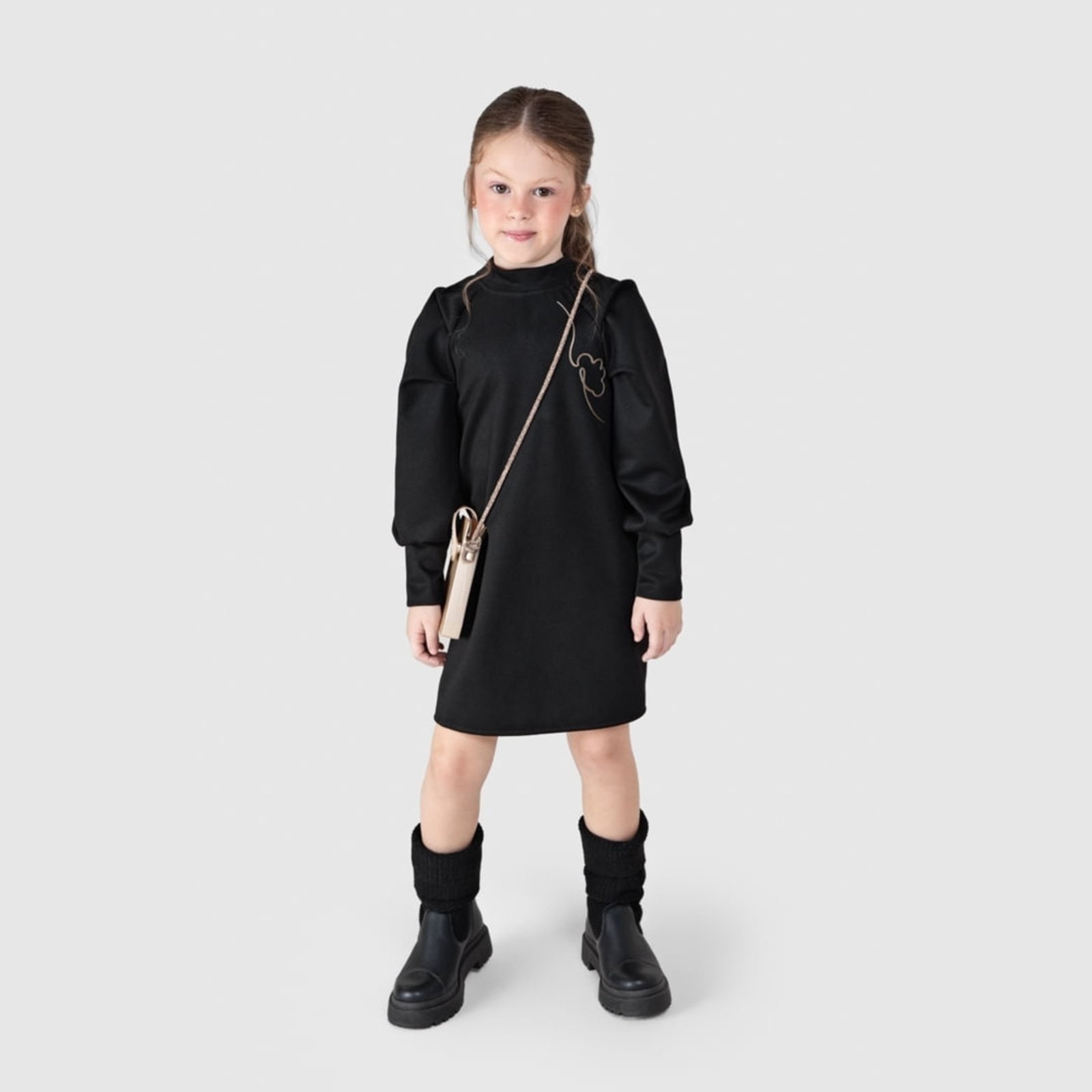 Infantil – Vestido Manga Longa Feminino Lilica Ripilica