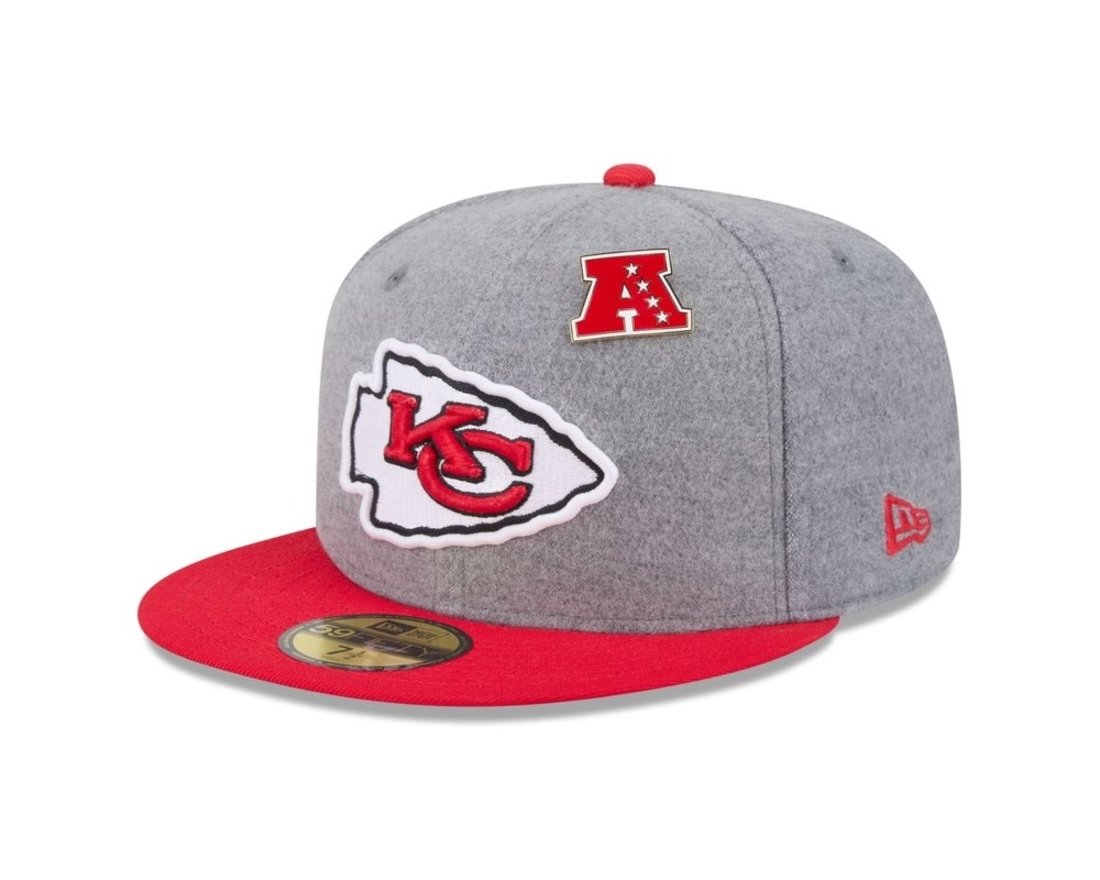 Bone New Era 59FIFTY Kansas City Chiefs NFL