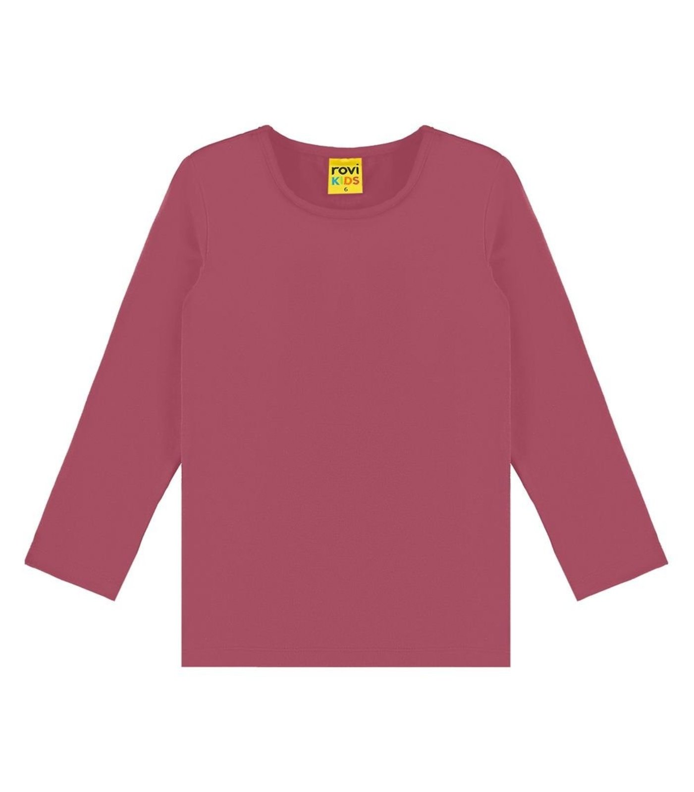 Infantil - Camiseta Menina Manga Longa Térmica Rovi Vermelho