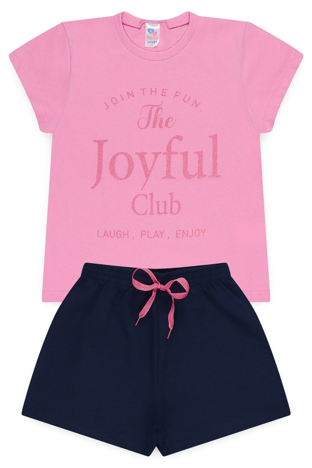 Infantil - Conjunto Juvenil Verão Feminino Joyful Club
