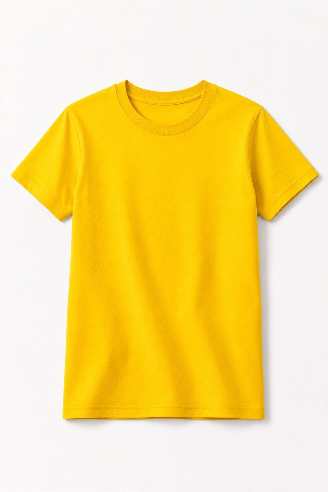 Infantil - Camiseta Masculina Algodão Básico Amarelo - Babei no Look