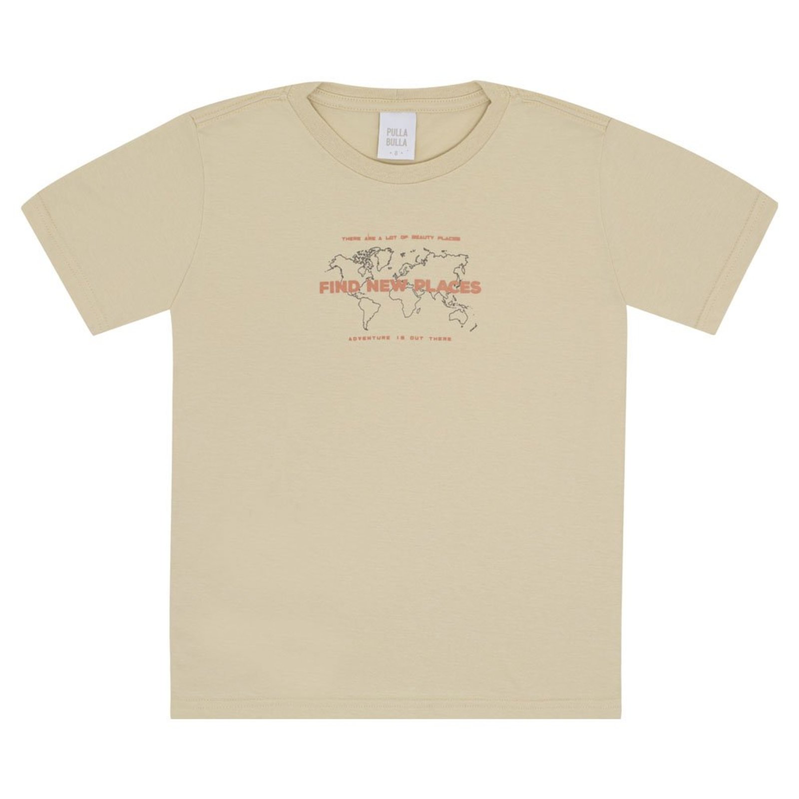 Infantil - Camiseta Menino - Bege - 52355-1225
