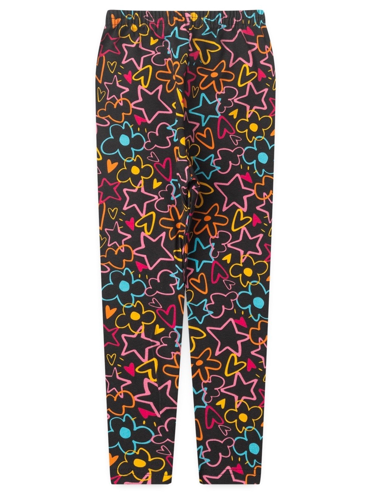 Infantil – Legging Platinum Estrelas Preta