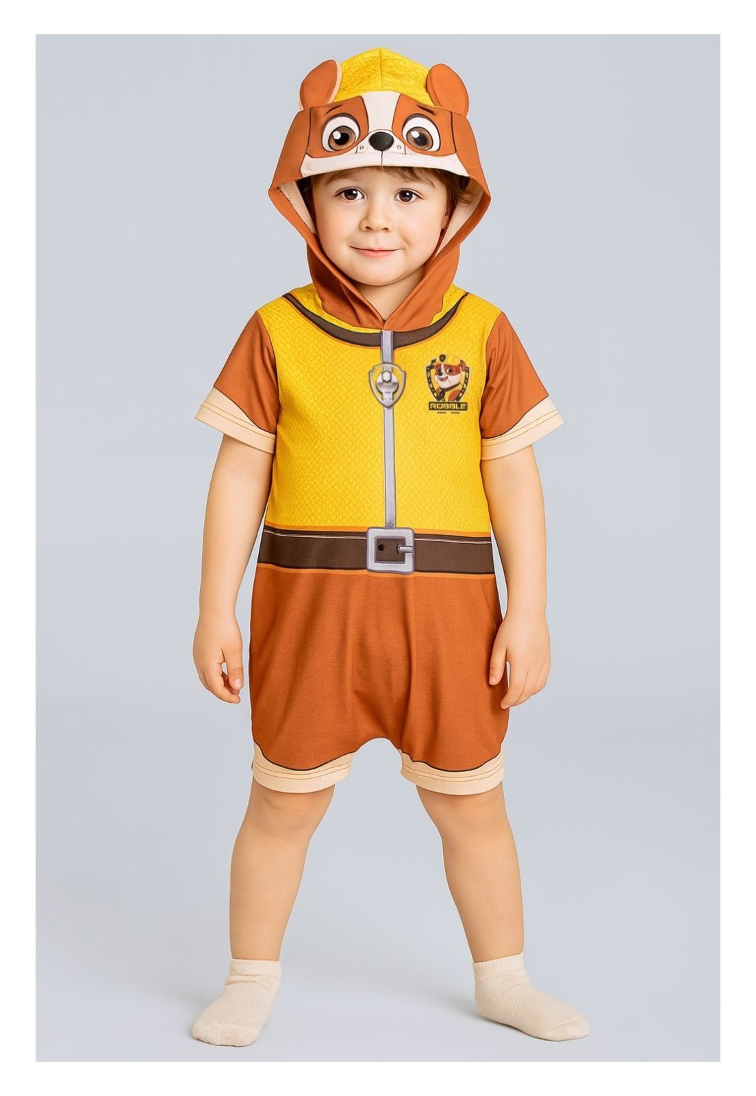 Infantil - Macacão Patrulha Canina Masculino Rubble