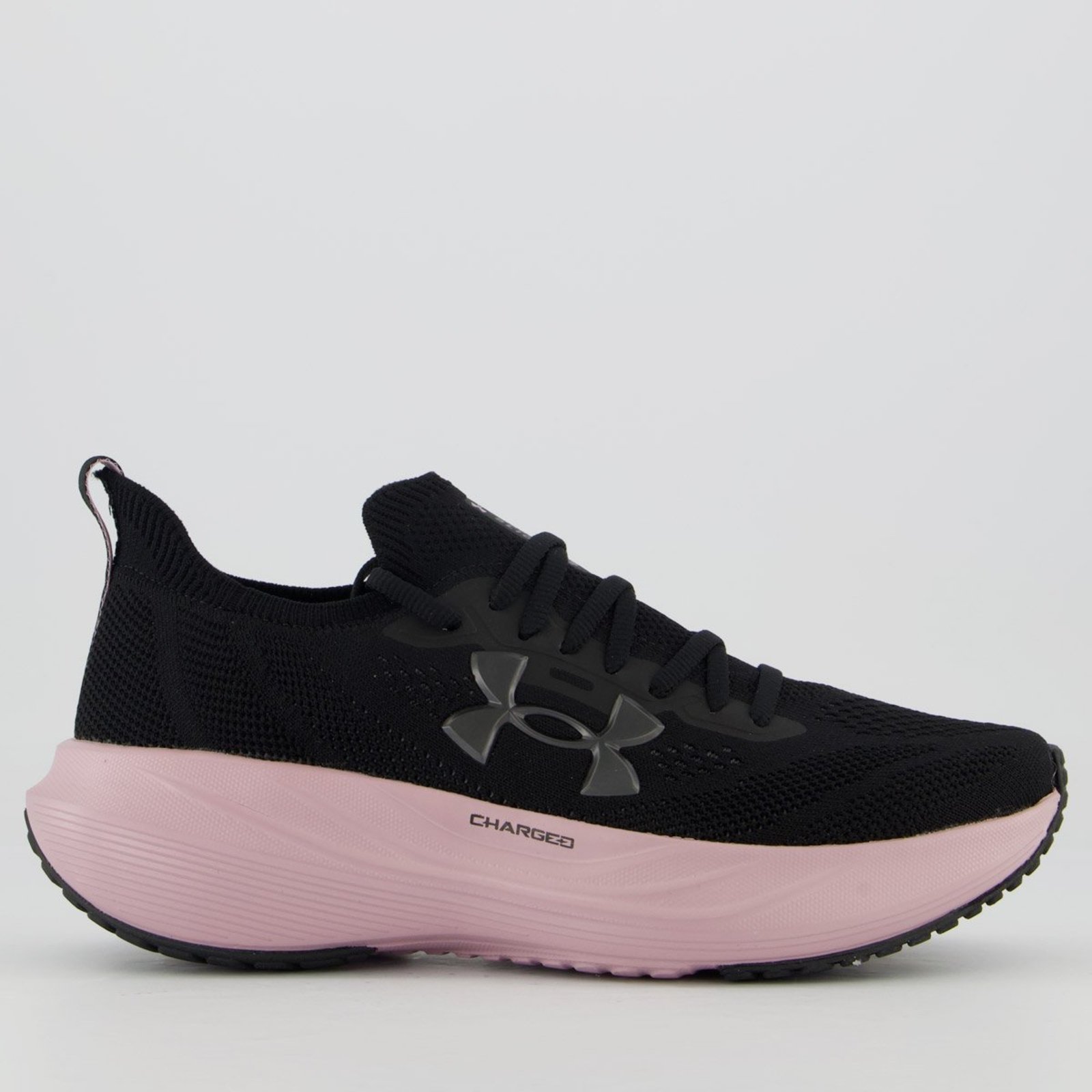 Tênis Under Armour Charged Slight 4 Feminino Preto e Lilás