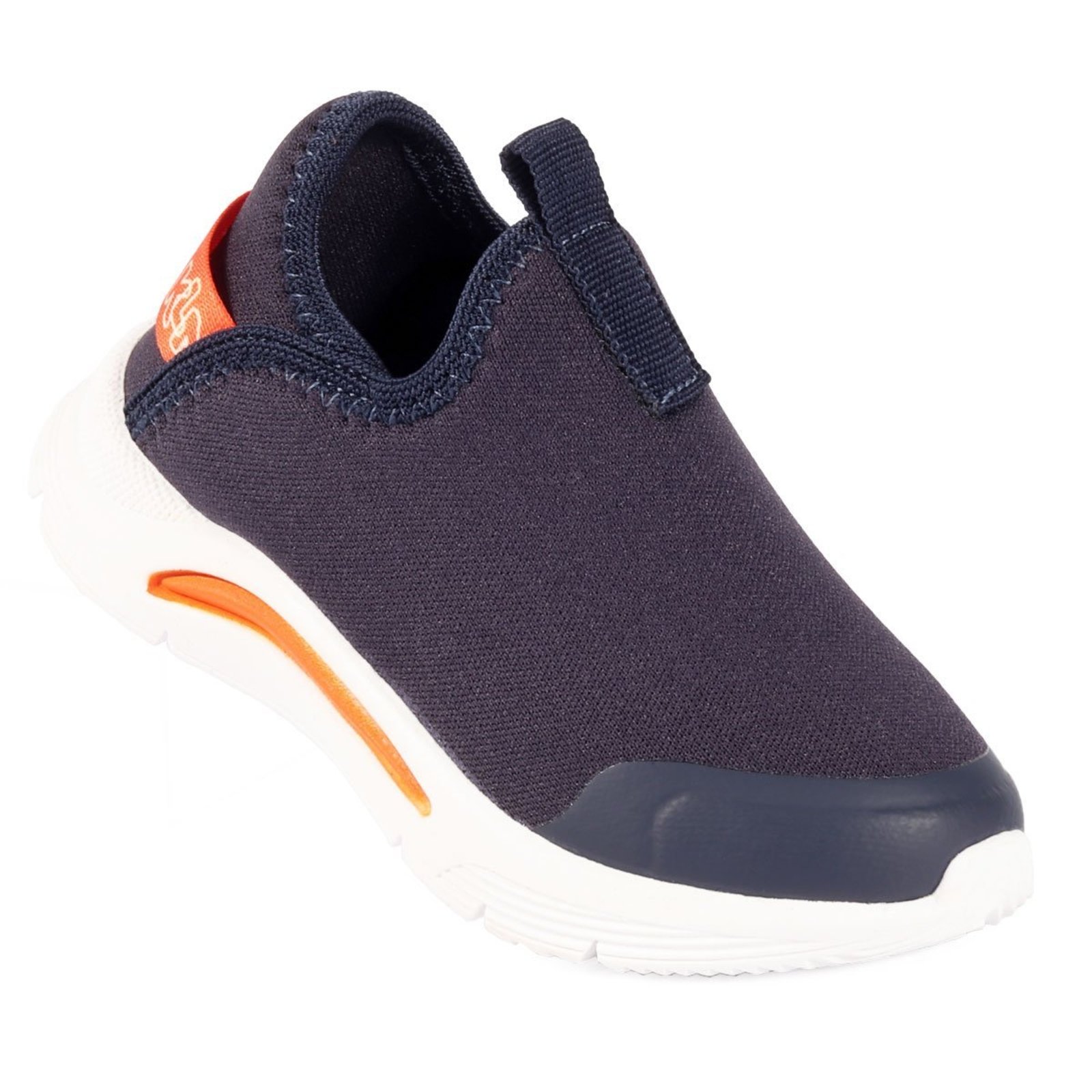 Infantil - Tênis Masculino Klin New Sport Calce Fácil Marinho e Laranja