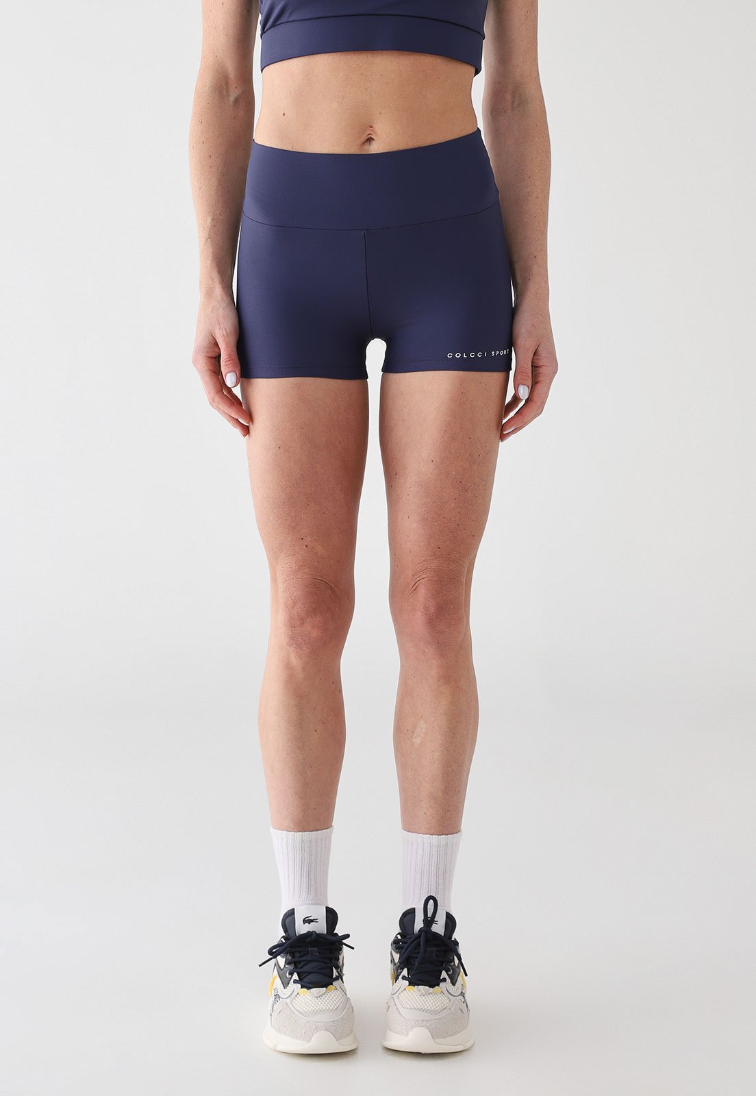 Bermuda Feminina Colcci Sport Cintura Alta Azul Marinho