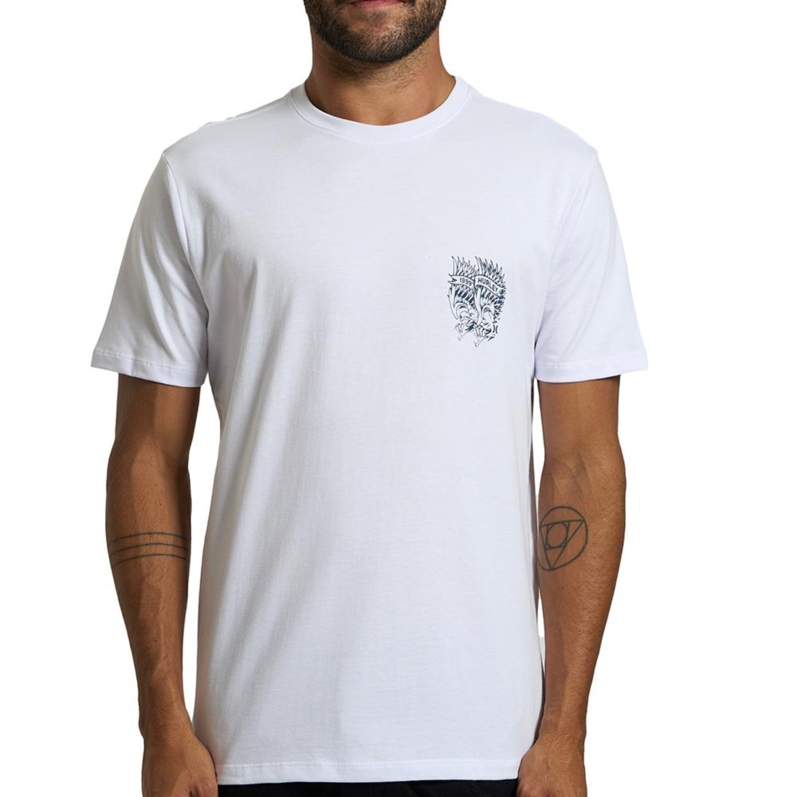 Camiseta Hurley Eagle SM26 Masculina Branco
