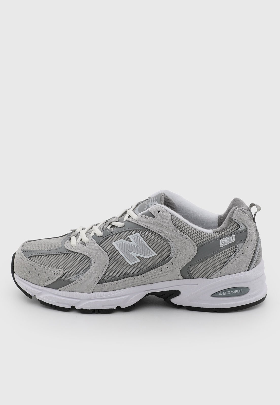 Tênis Unissex New Balance 530 Couro Cinza