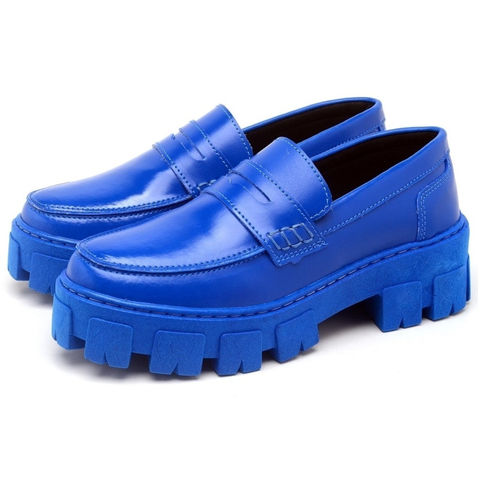 Sapato Mocassim Feminino DUBUY 1404FG Azul