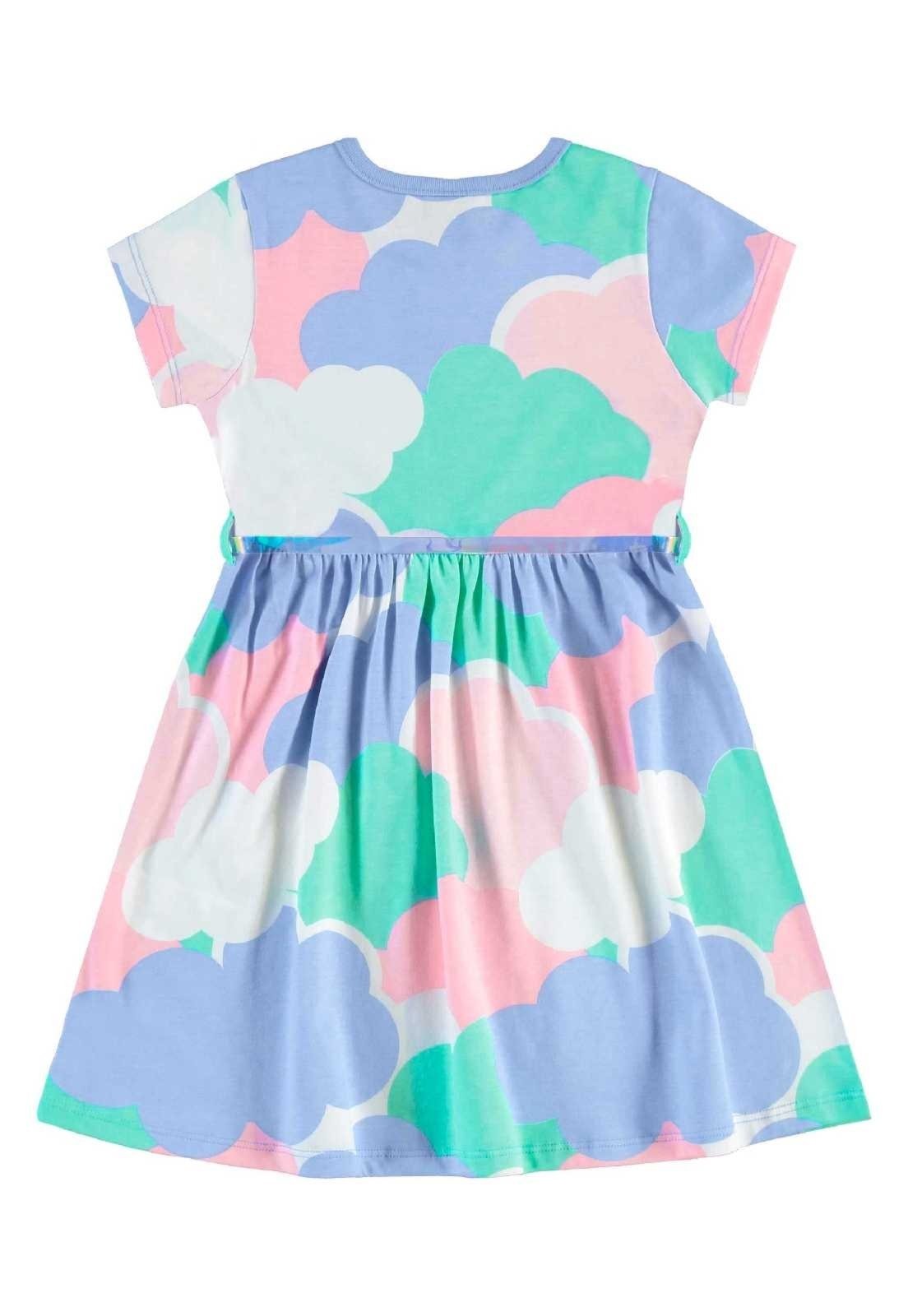 Vista 3 Infantil - Vestido com Cinto Bee Loop Bee Loop azul