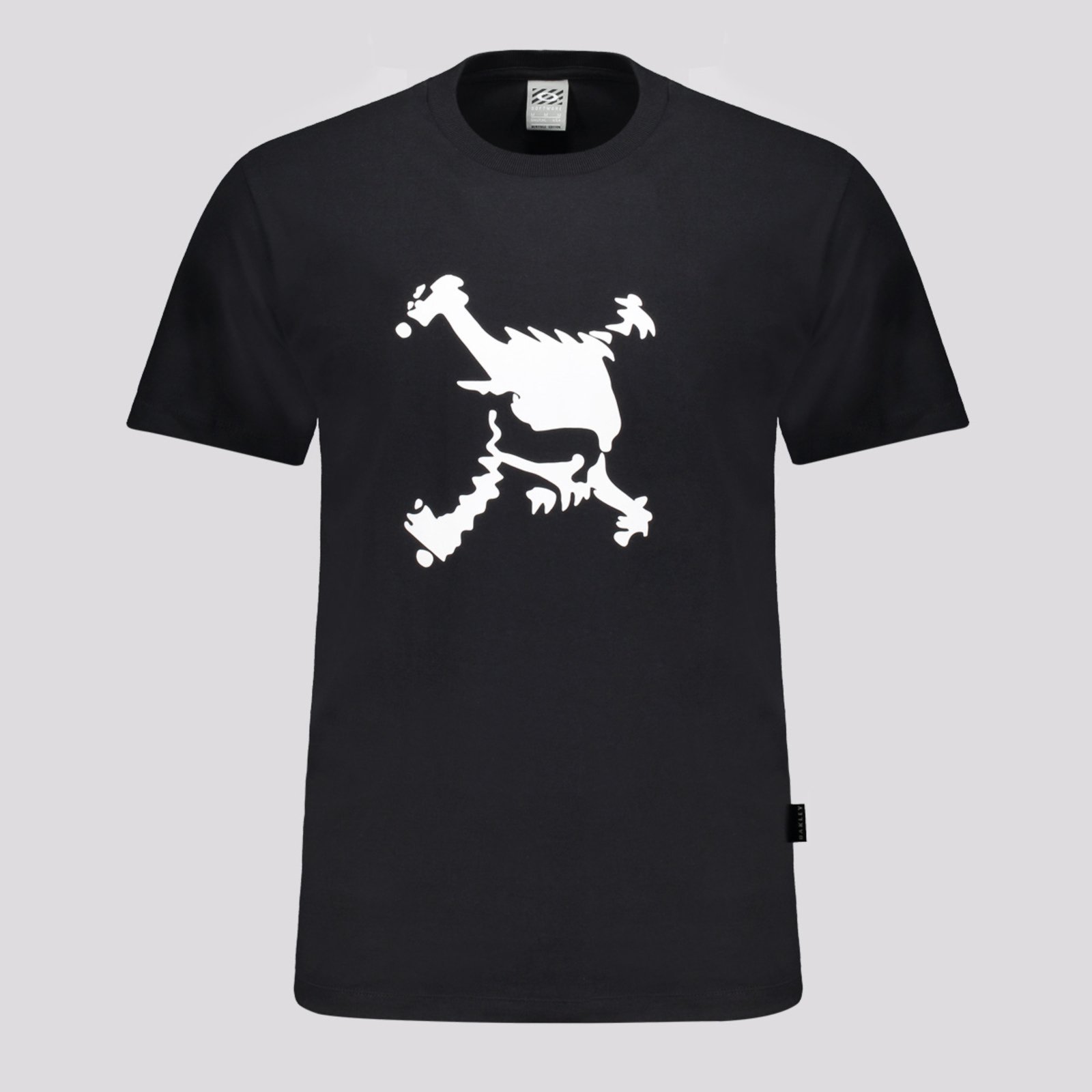 Camiseta Oakley Skull Heritage Logo Preta