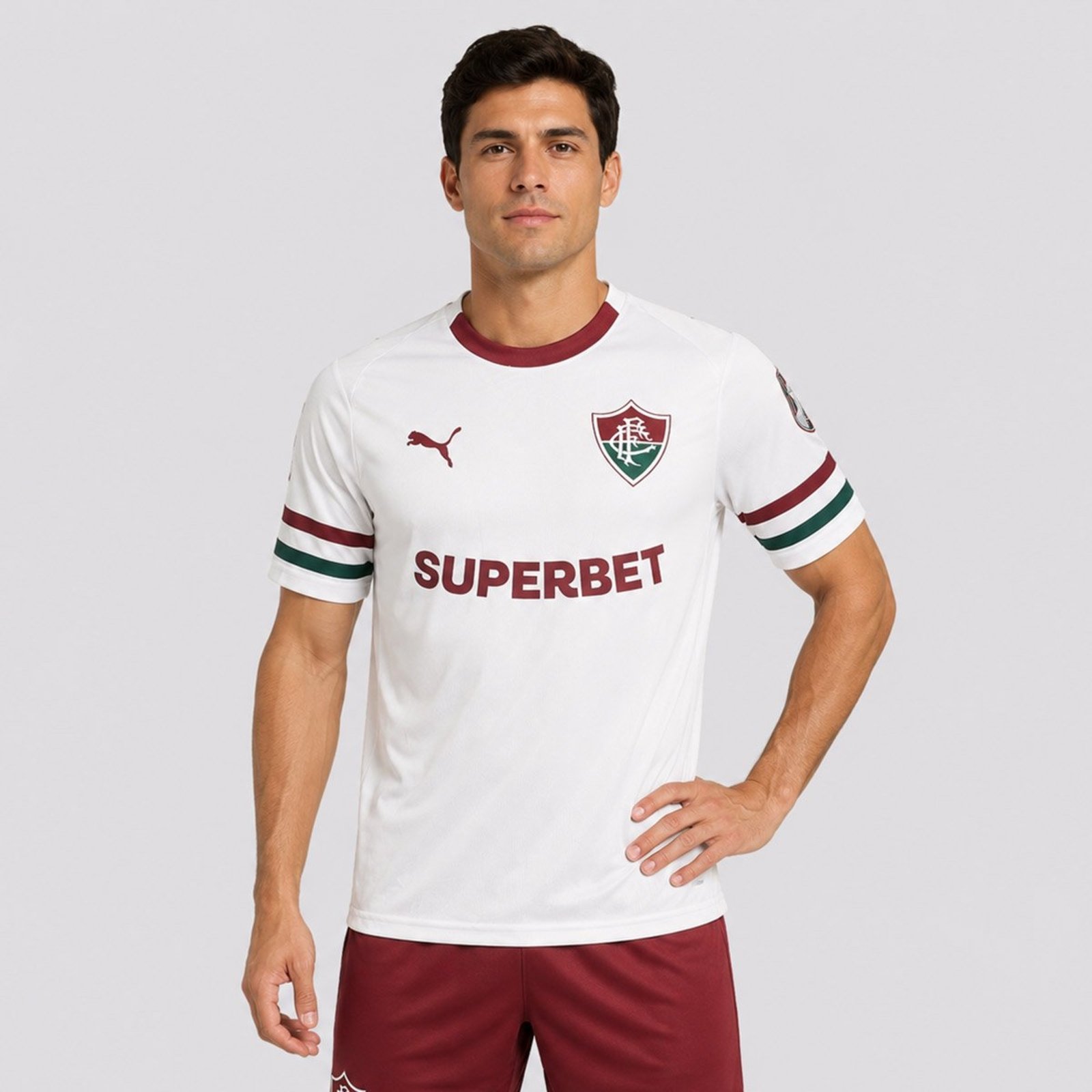 Camisa Puma Fluminense II 2026 Patch Libertadores