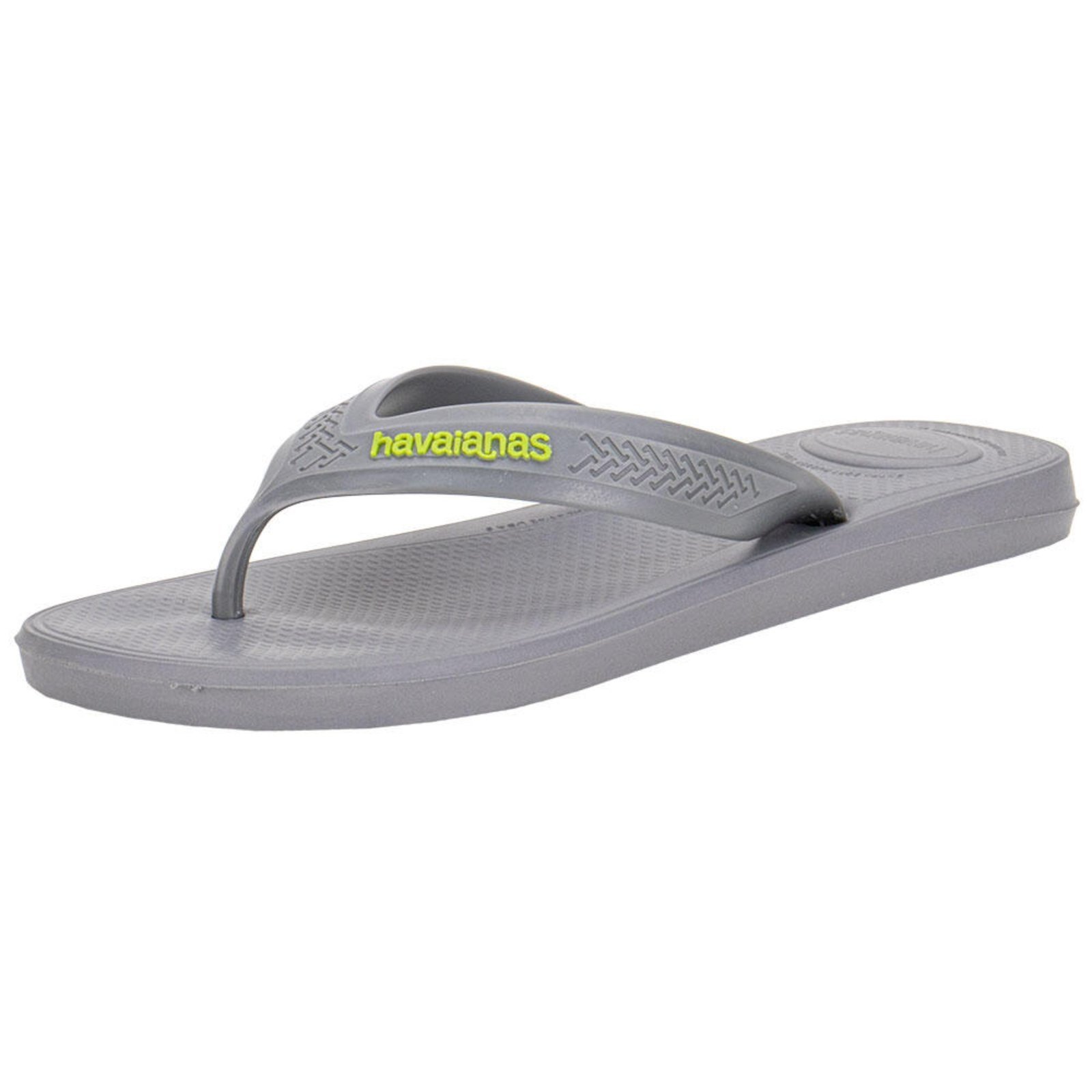 Vista 3 Chinelo Masculino Top Max Comfort Havaianas Cl25 0098608 cinza Havaianas cinza