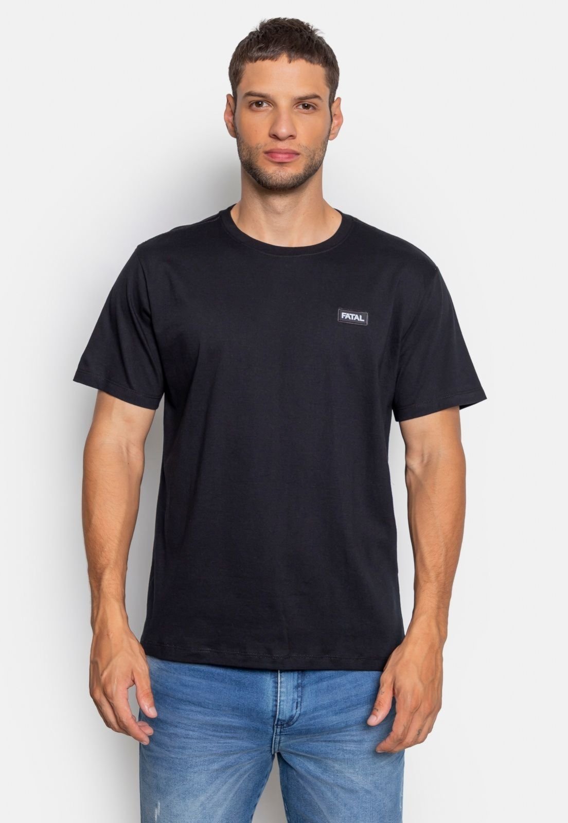 Camiseta Fatal Estampada Counter Preta