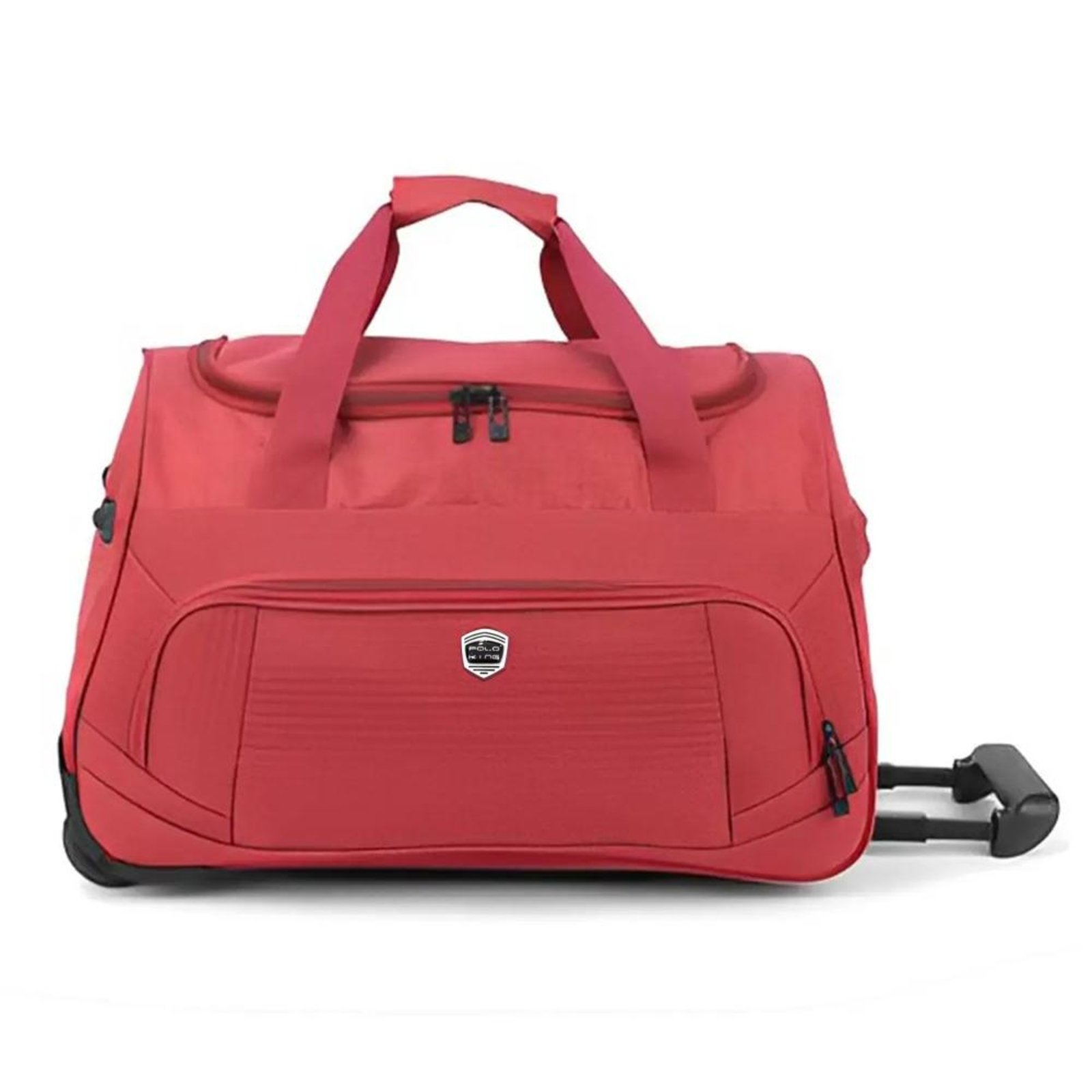Vista 2 Bolsa de Viagem Polo King Com Carrinho SC19024PK Vermelho incolor Polo King incolor