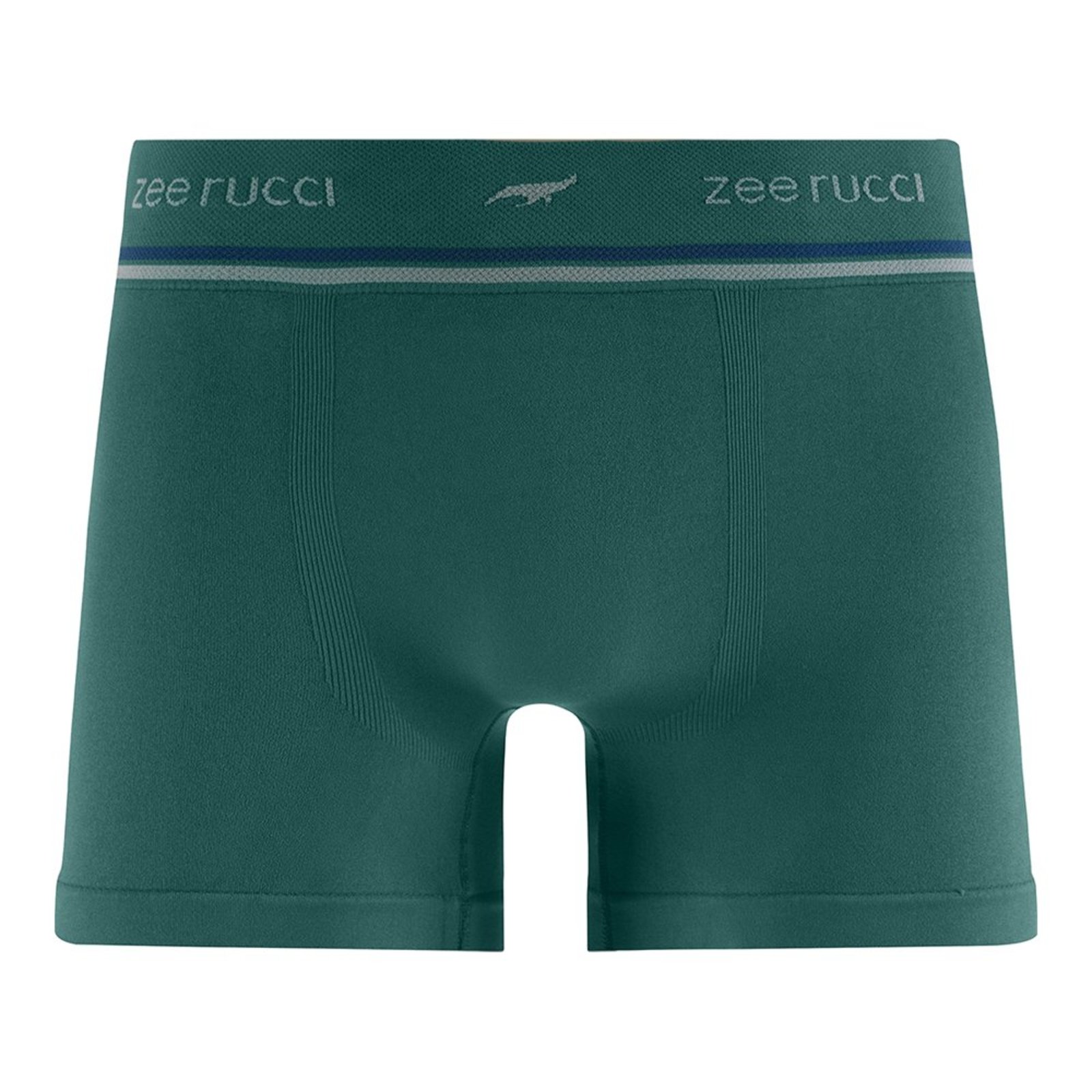 Cueca Boxer sem Costura Lisa Verde