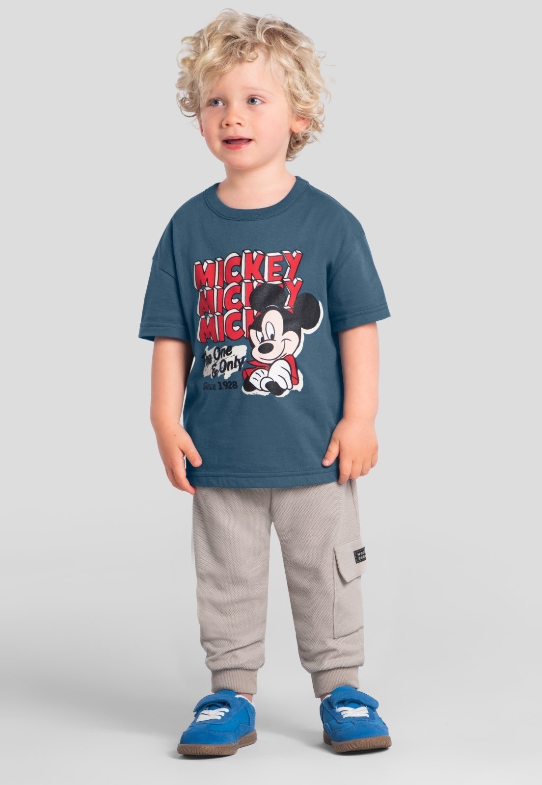 Infantil - Camiseta menino do Mickey Mouse Brandili