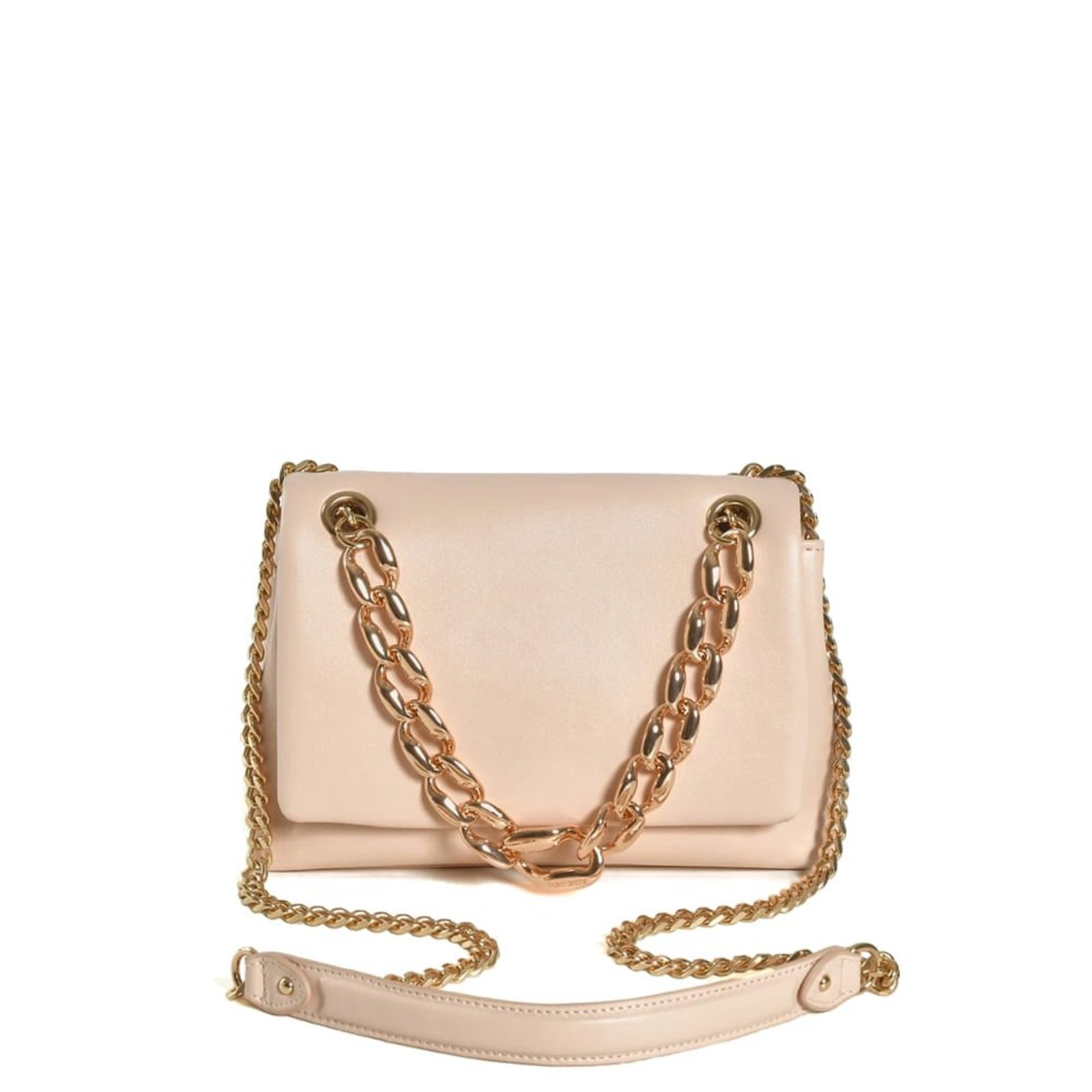 Bolsa Feminina Via Marte Transversal Pequena Corrente Coral
