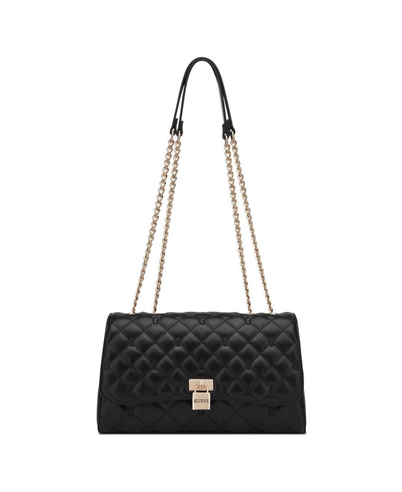 Bolsa Guess Ramona Convertble Transversal Flap Preto