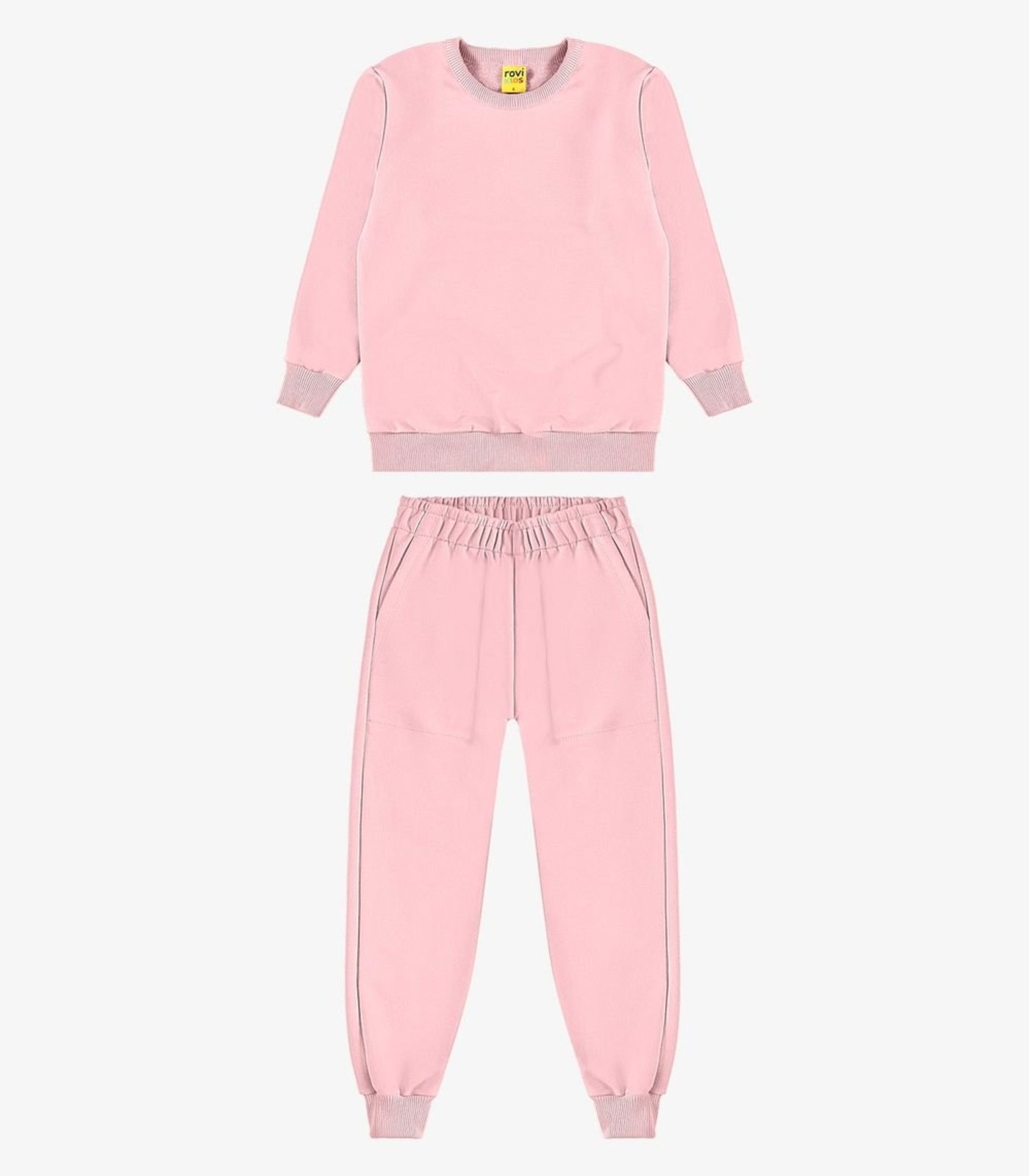 Infantil - Conjunto Blusão com Calça Menino Rovi Rosa