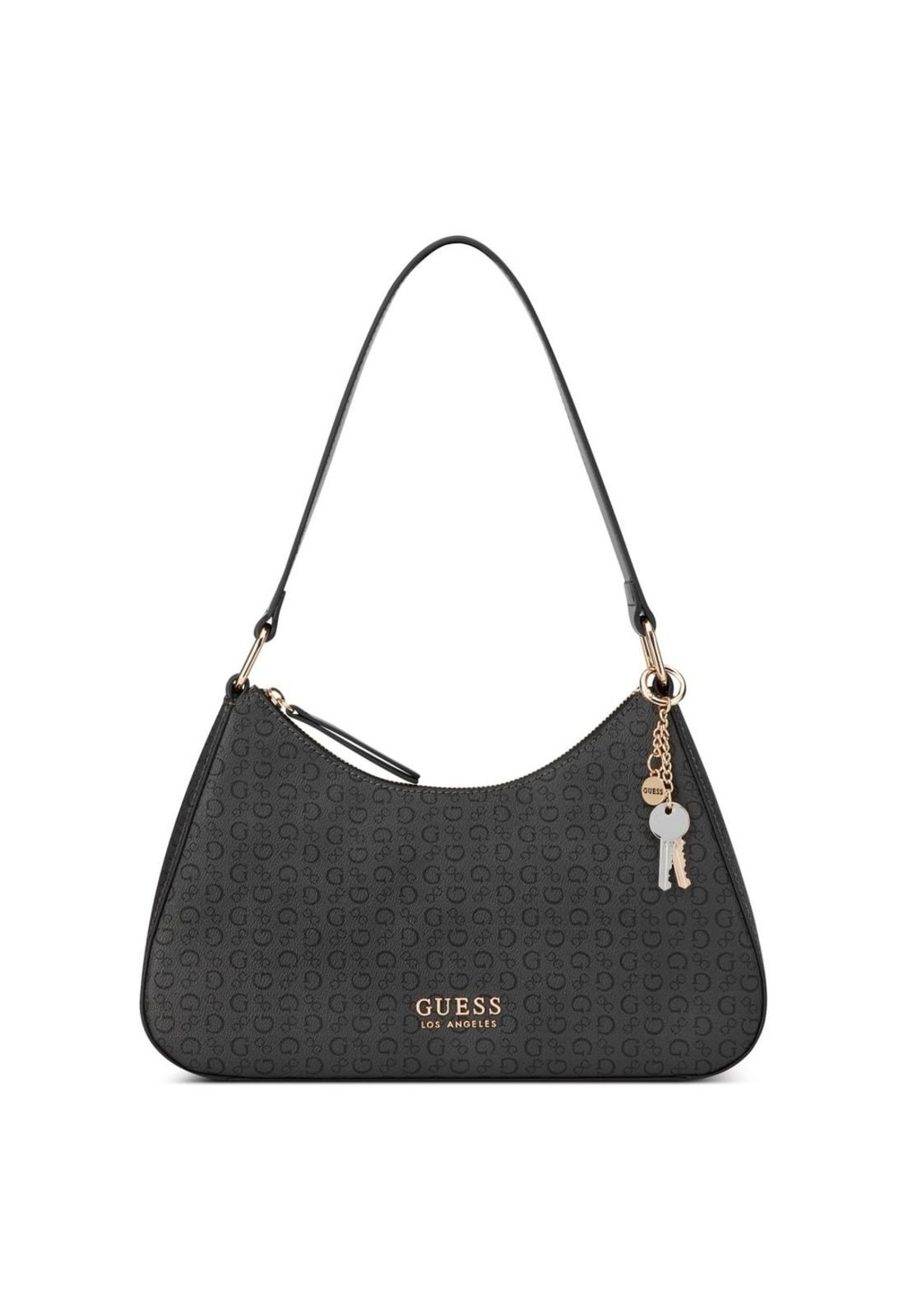 Bolsa Guess Layla Shoulder Cinza Escuro