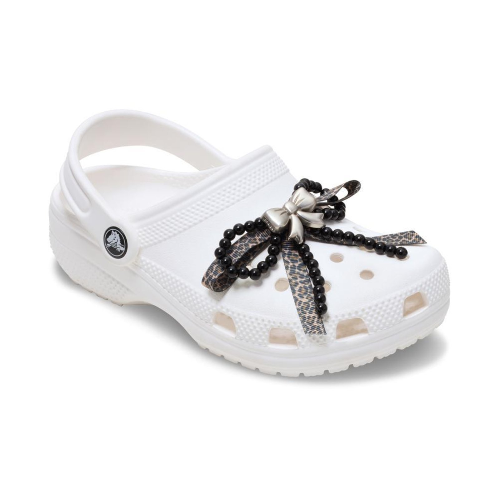 Vista 3 Infantil - Jibbitz™ Laço Misturado Prata e Preto Única Crocs unico Crocs unico