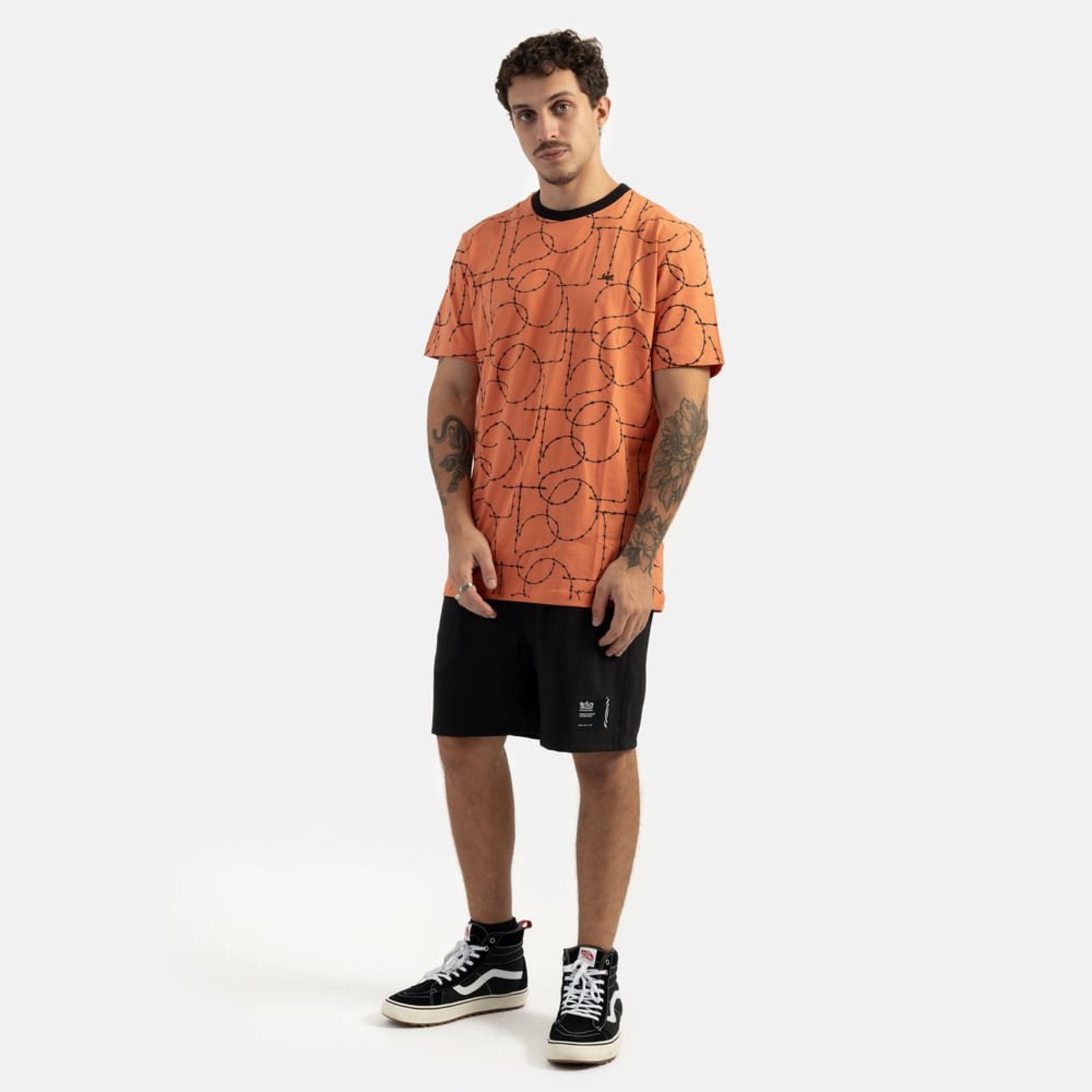 Vista 3 Tshirt Lost Digital laranja Lost laranja