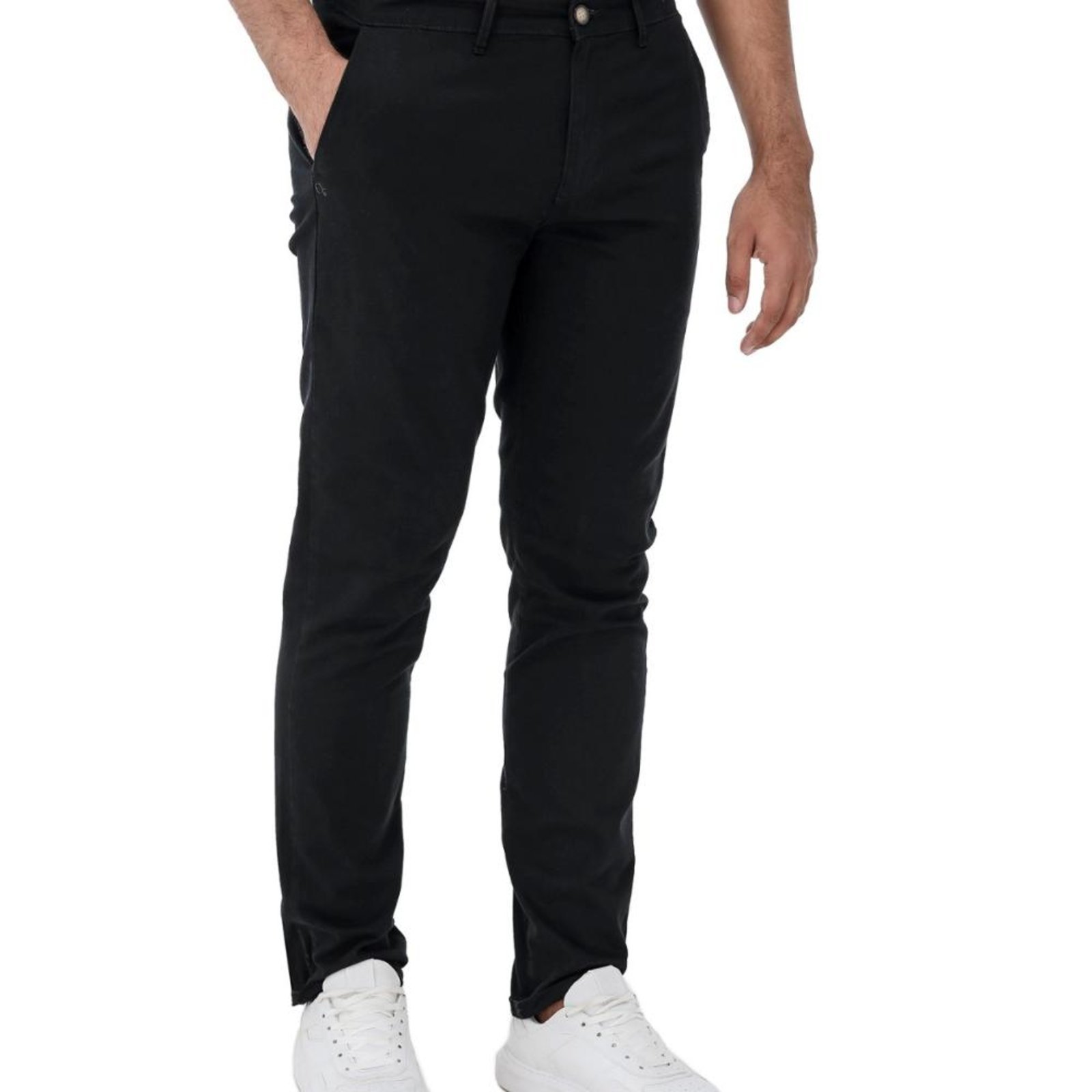 Calça Masculina Slim Ogochi Essencial 002537011 Preto