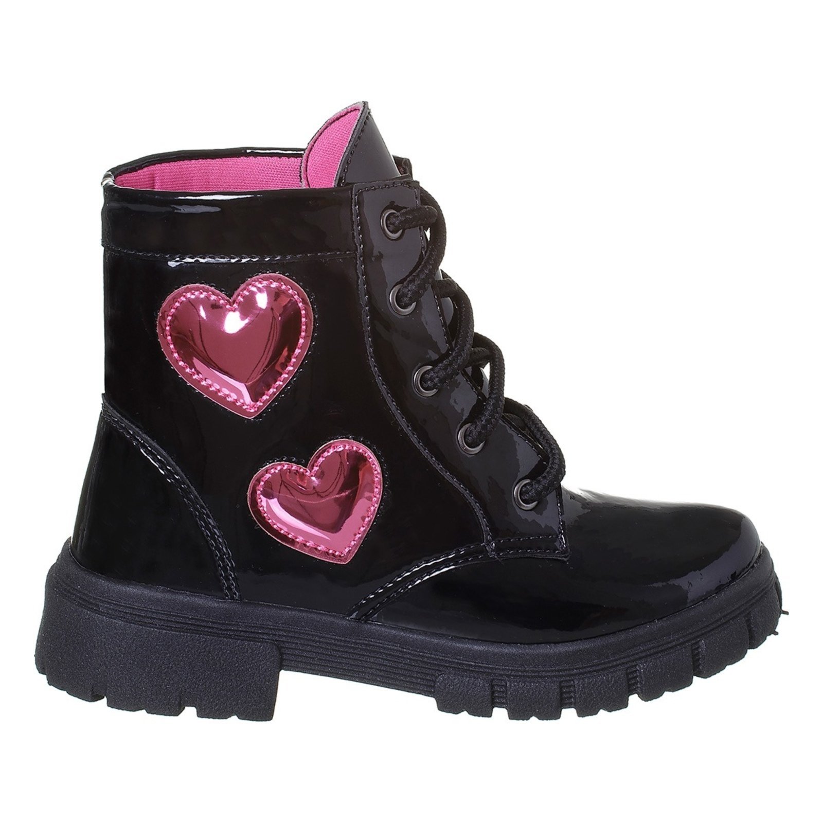 Infantil - Bota Beakid Feminina Coturno Menina Bloguerinha Coração 3D