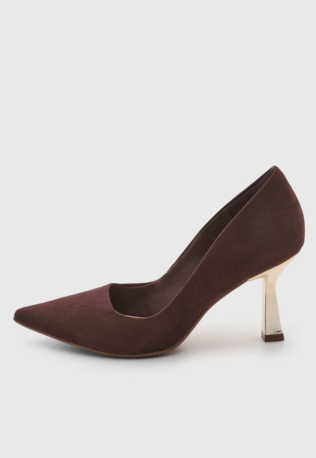 Scarpin Feminino cê Salto Alto Marrom