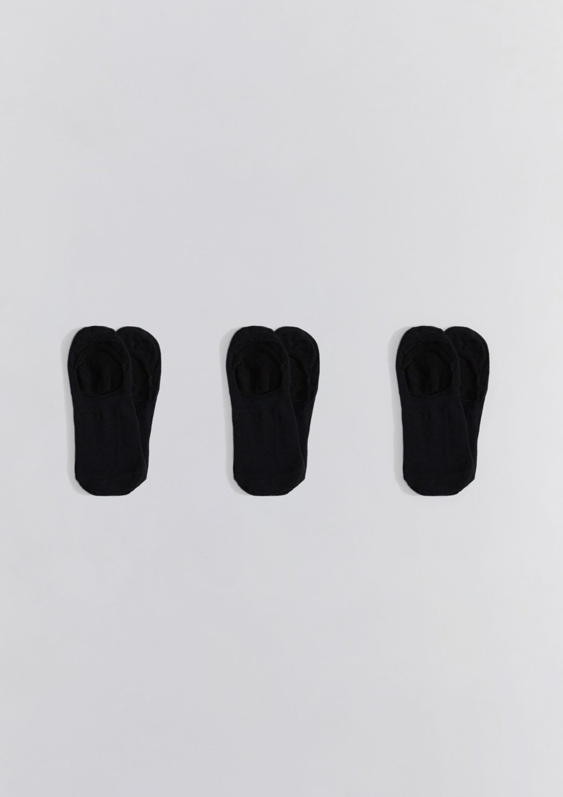 Kit 3 Pares De Meias Sapatilha Unissex